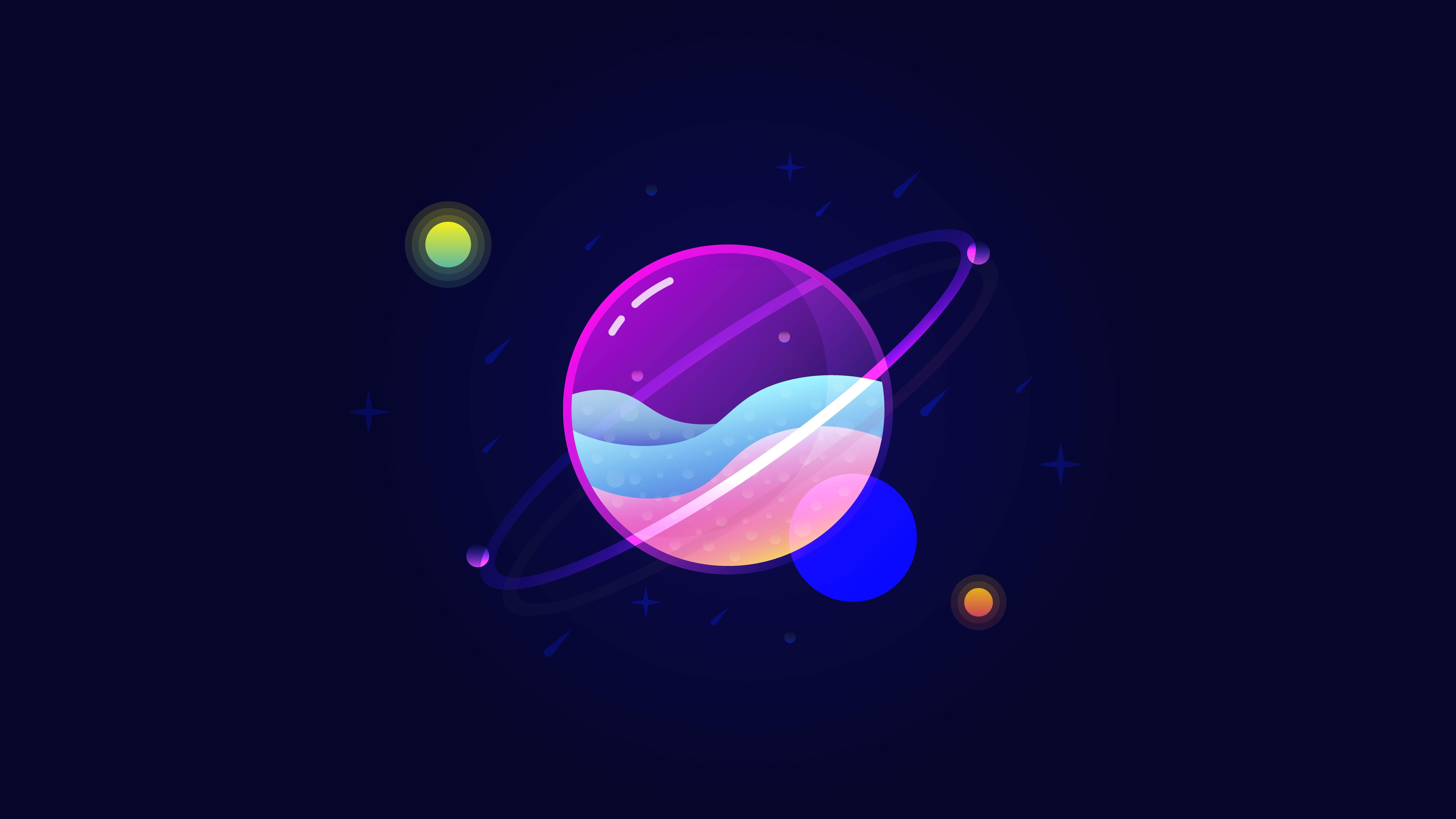 7680x4320 Planets Vector 10k 8k HD 4k Wallpaper, Image
