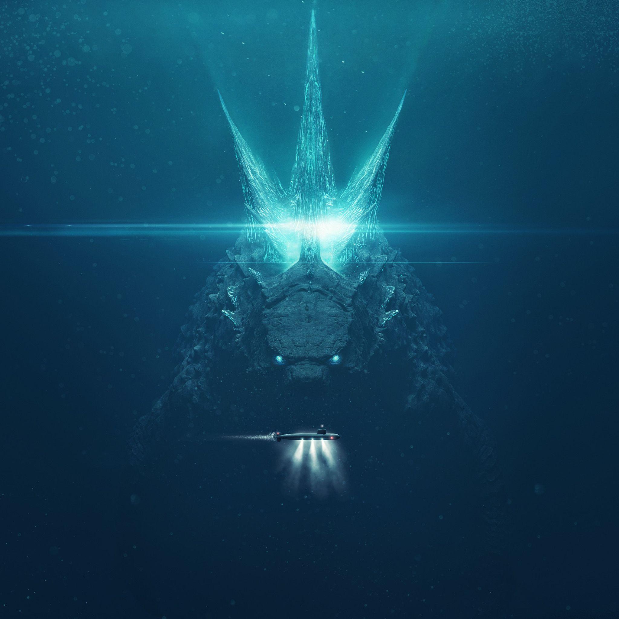 2048x2048 Godzilla King Of The Monsters Wallpaper