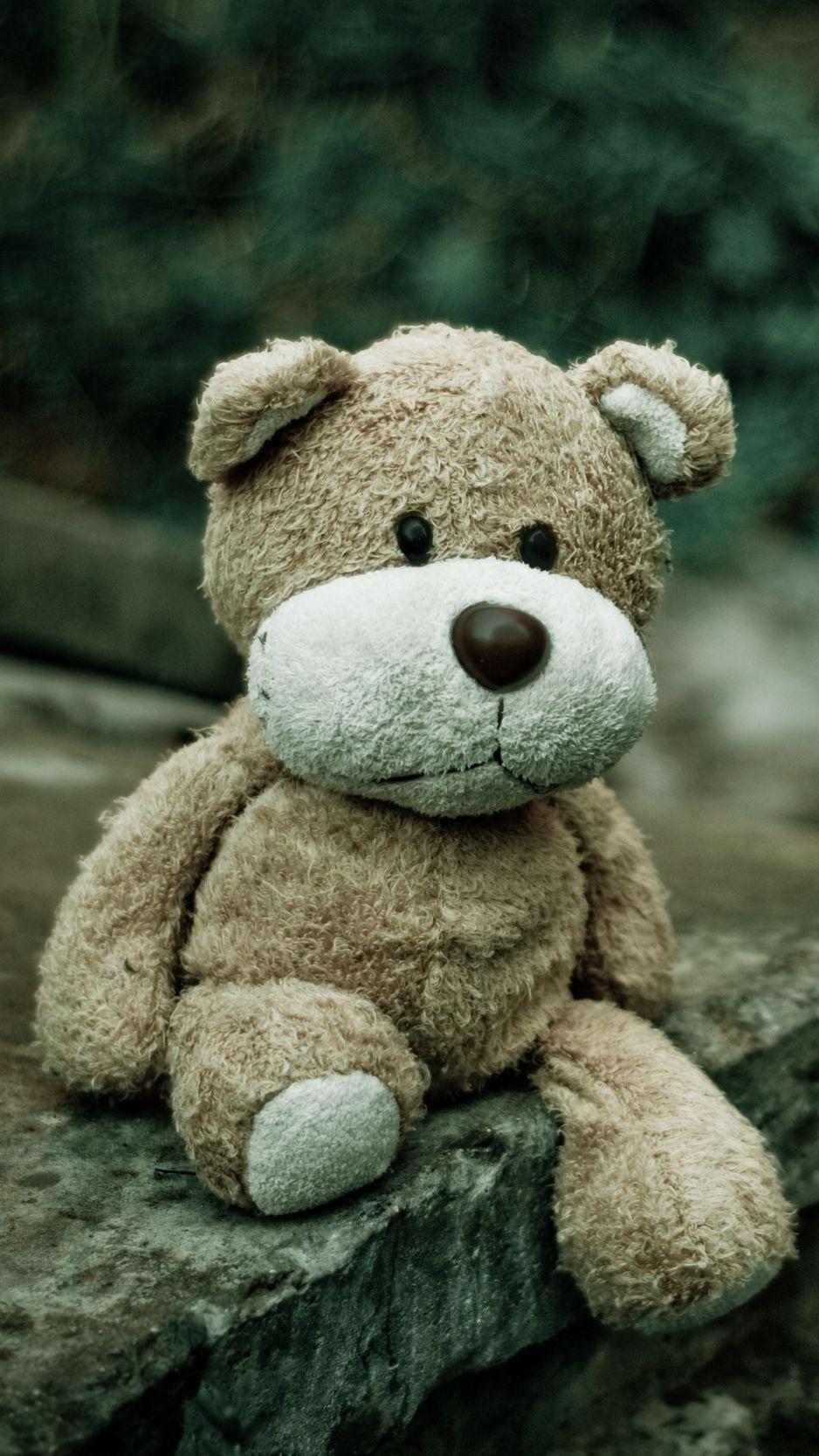 938x1668 Download wallpaper 938x1668 soft toy, teddy bear, bear