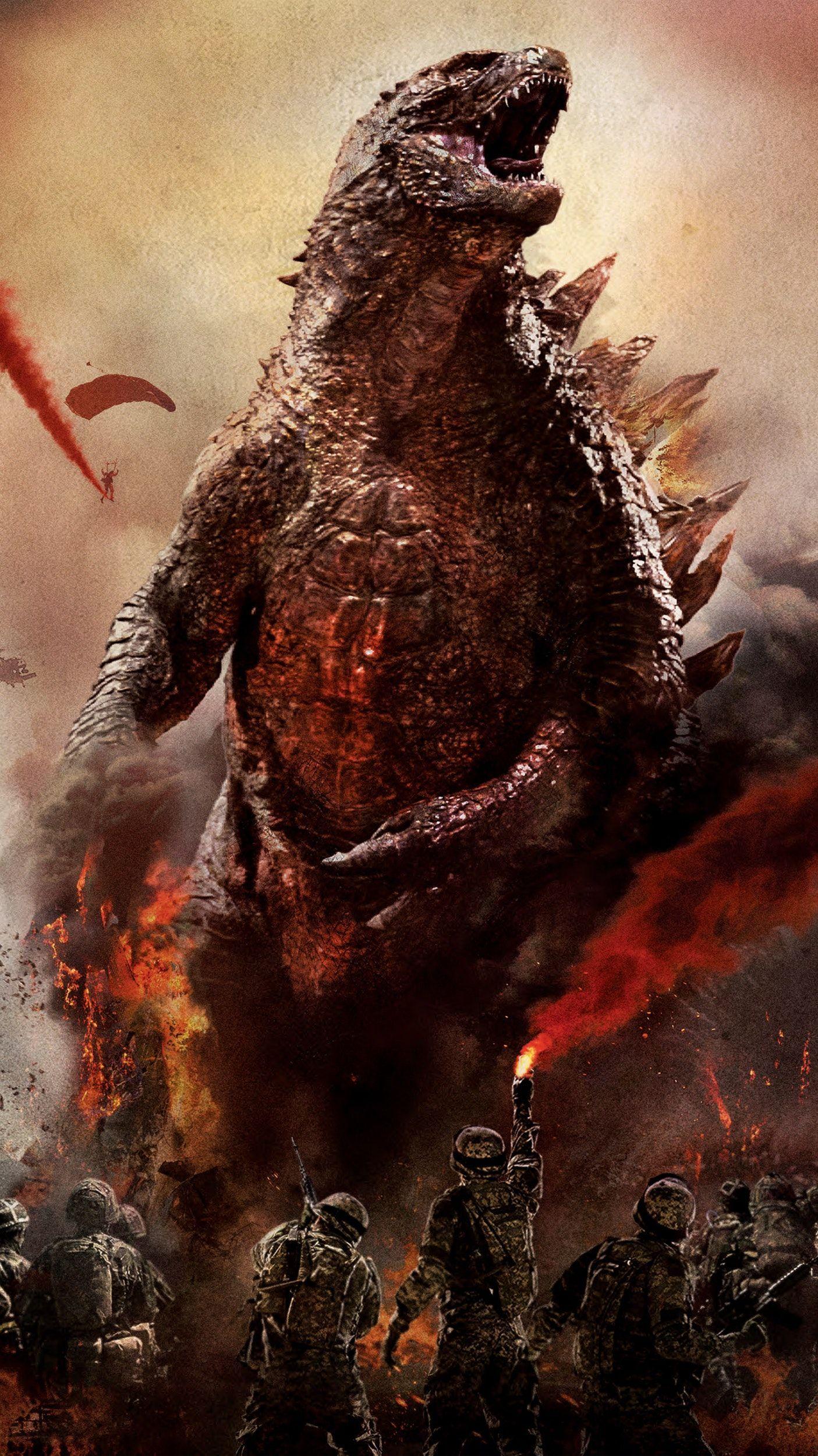 1405x2500 Godzilla (2014) Wallpaper