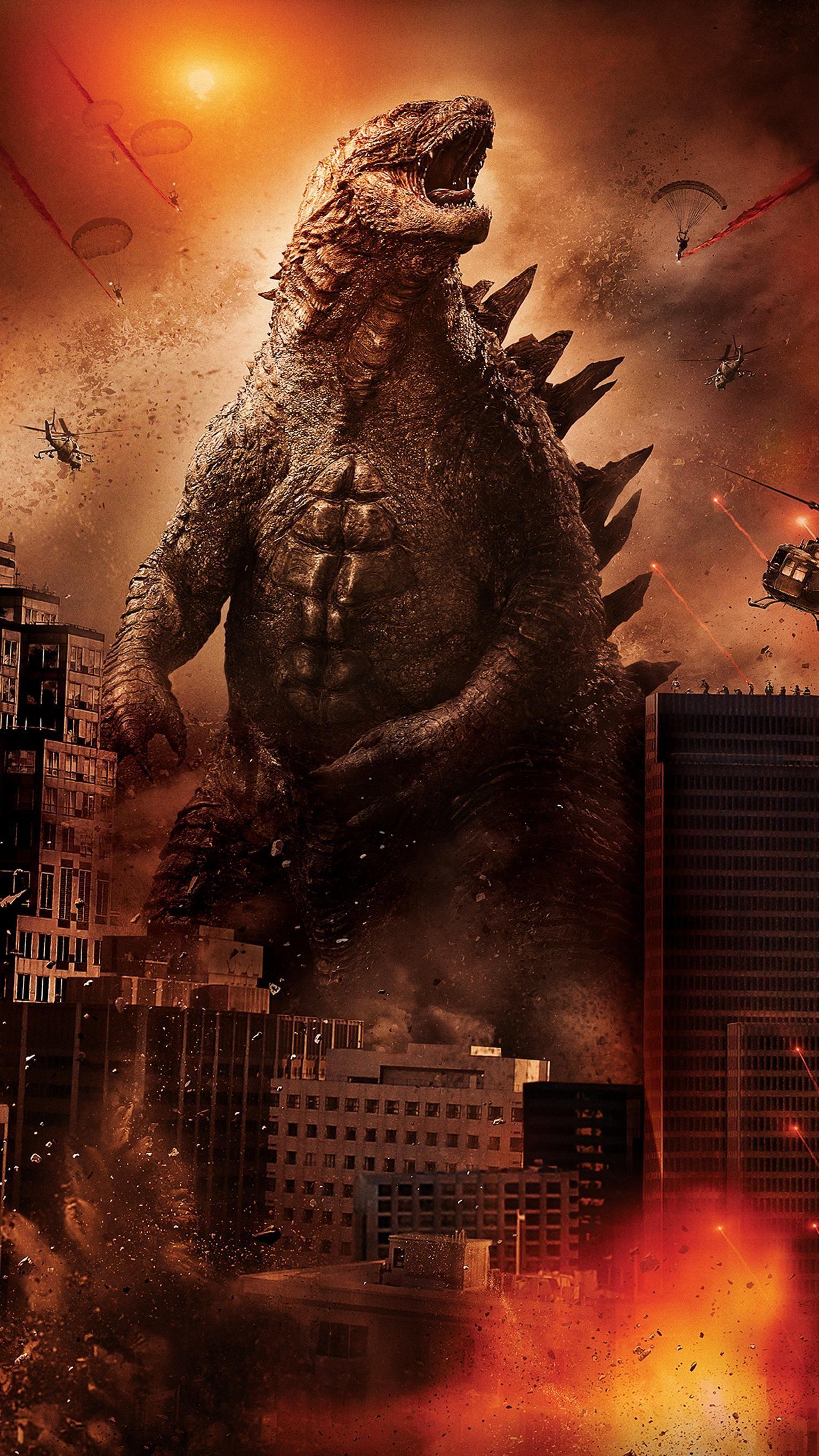 1536x2732 Godzilla (2014) Wallpaper