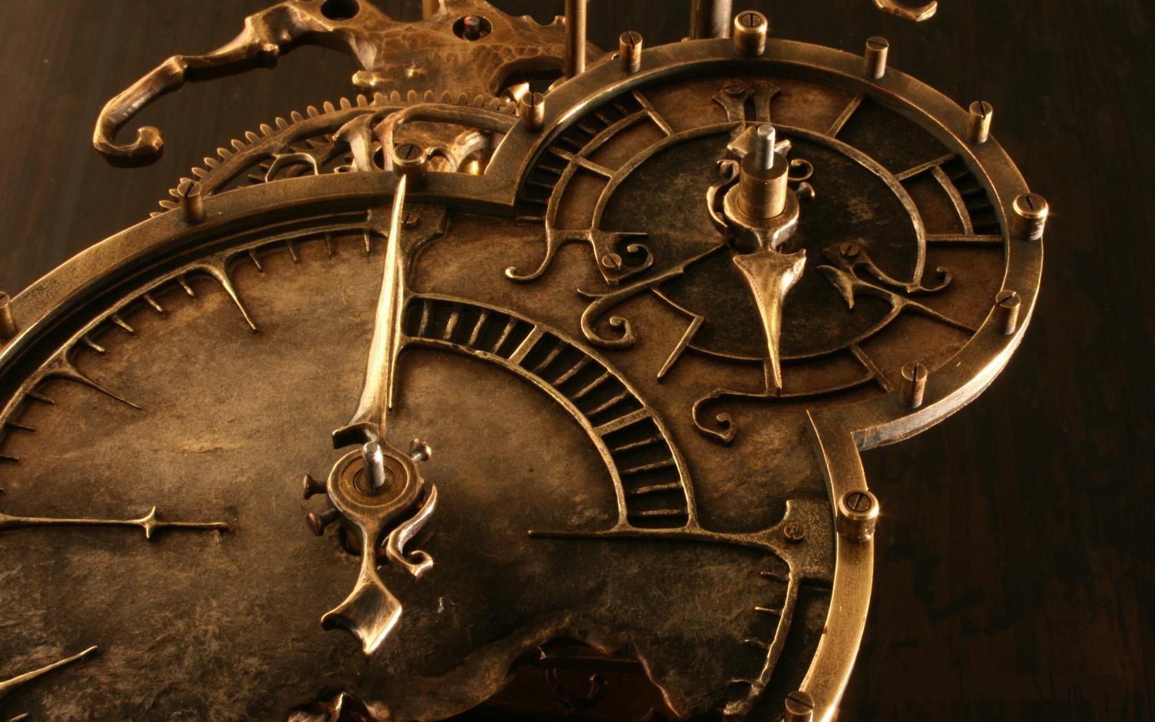 1680x1050 Brown Clock iPhone Verma Watch Name, HD Wallpaper