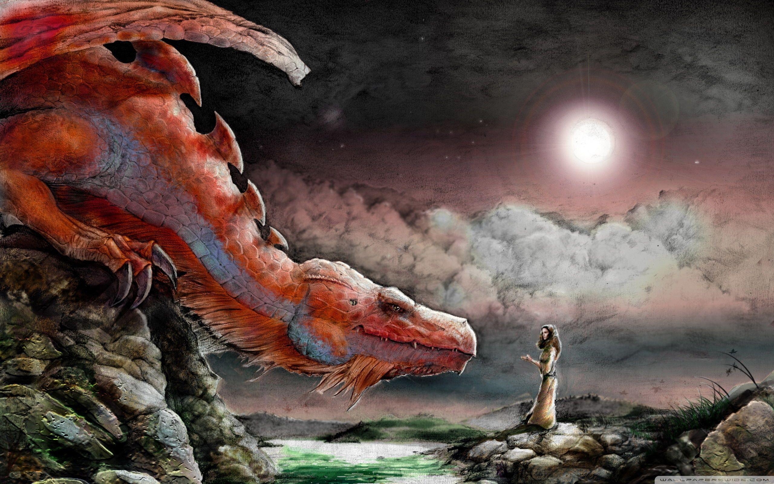 2560x1600 Red Dragon ❤ 4K HD Desktop Wallpaper for 4K Ultra HD TV