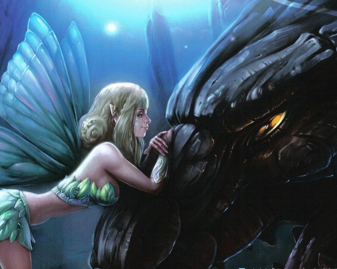 1280x1024 3D Dragon Wallpaper for Desktop