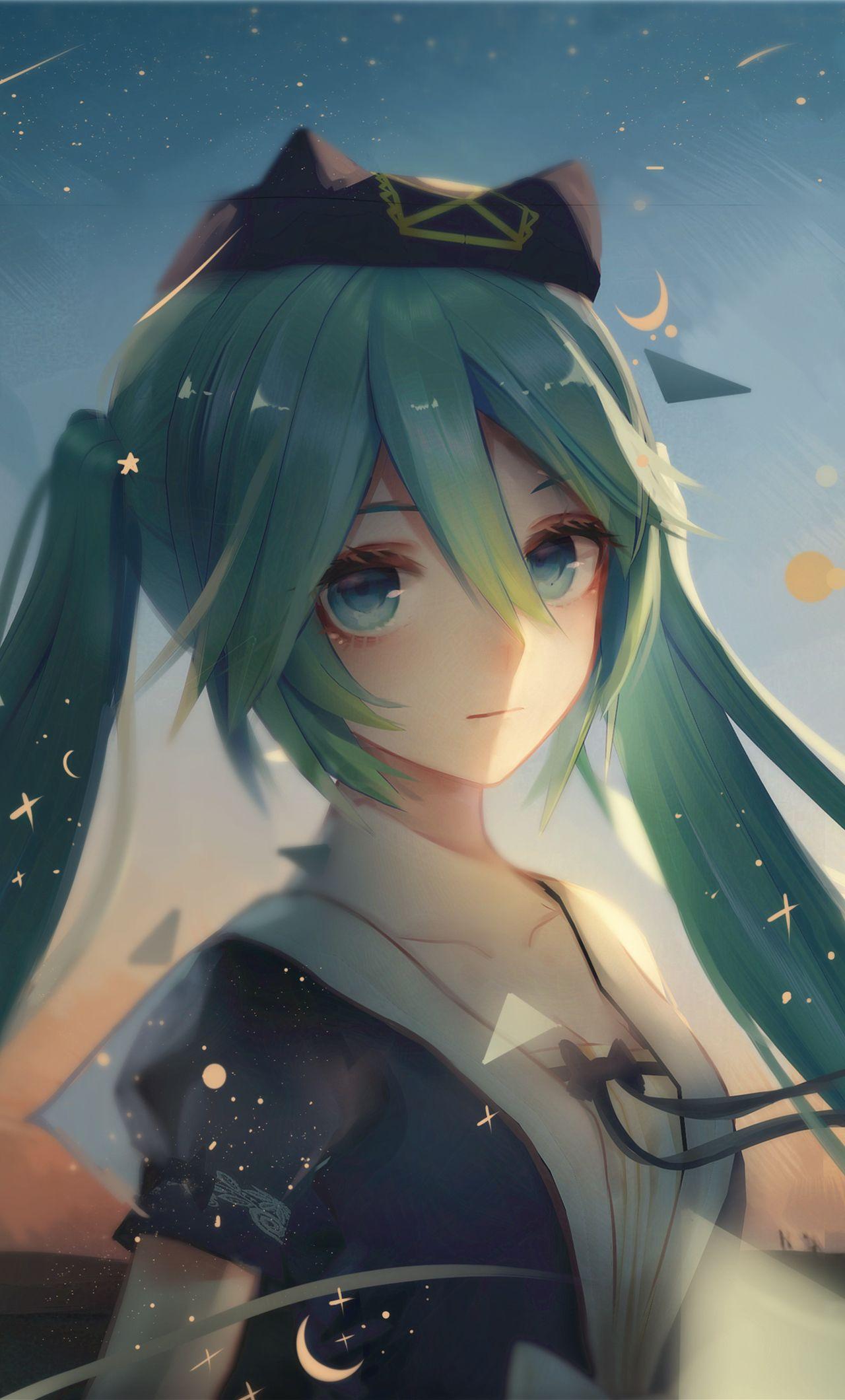 1280x2120 Hatsune Miku Vocaloid Anime 4k iPhone HD 4k