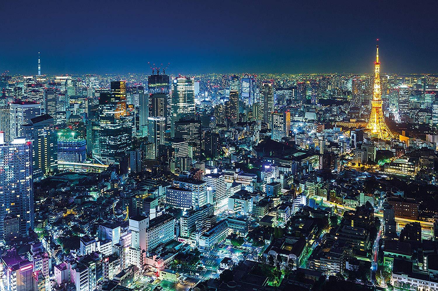 1500x997 Wallpaper Tokyo City Mural Decoration Tokyo Skyline Night Metropolis Tokyo Tower Panorama Picture Japan Decoration Cosmopolitan City Travel I