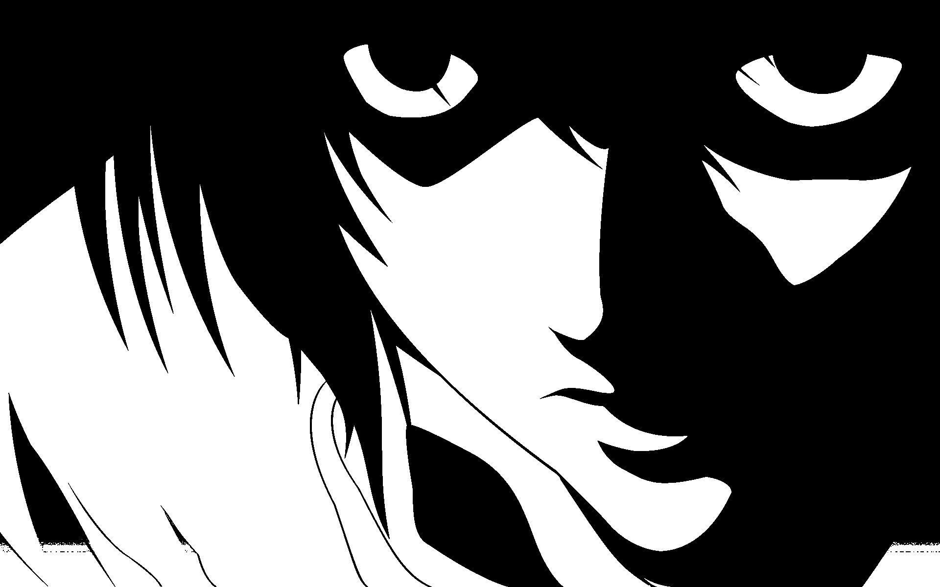 1920x1200 Death Note Wallpaper Anime Manga in Japan Black and White Wallpaper