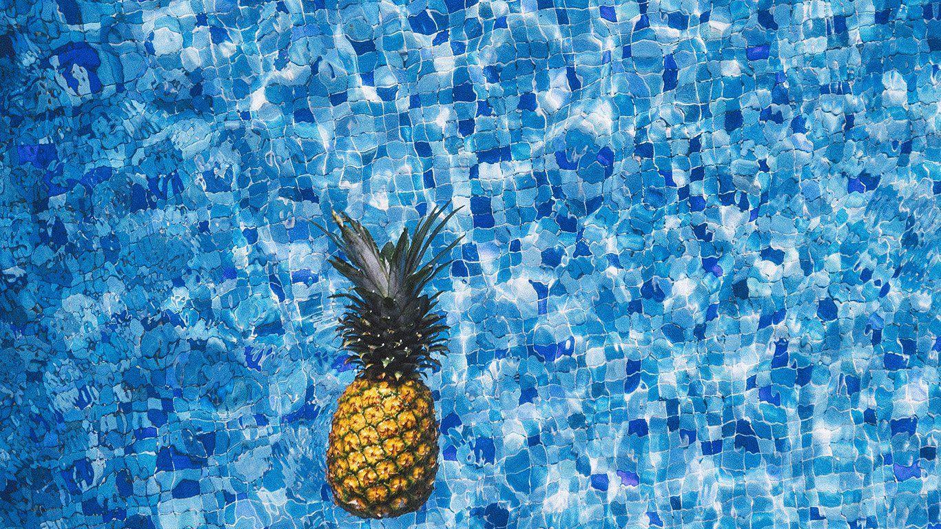 1366x768 wallpaper for desktop, laptop. sea water pineapple