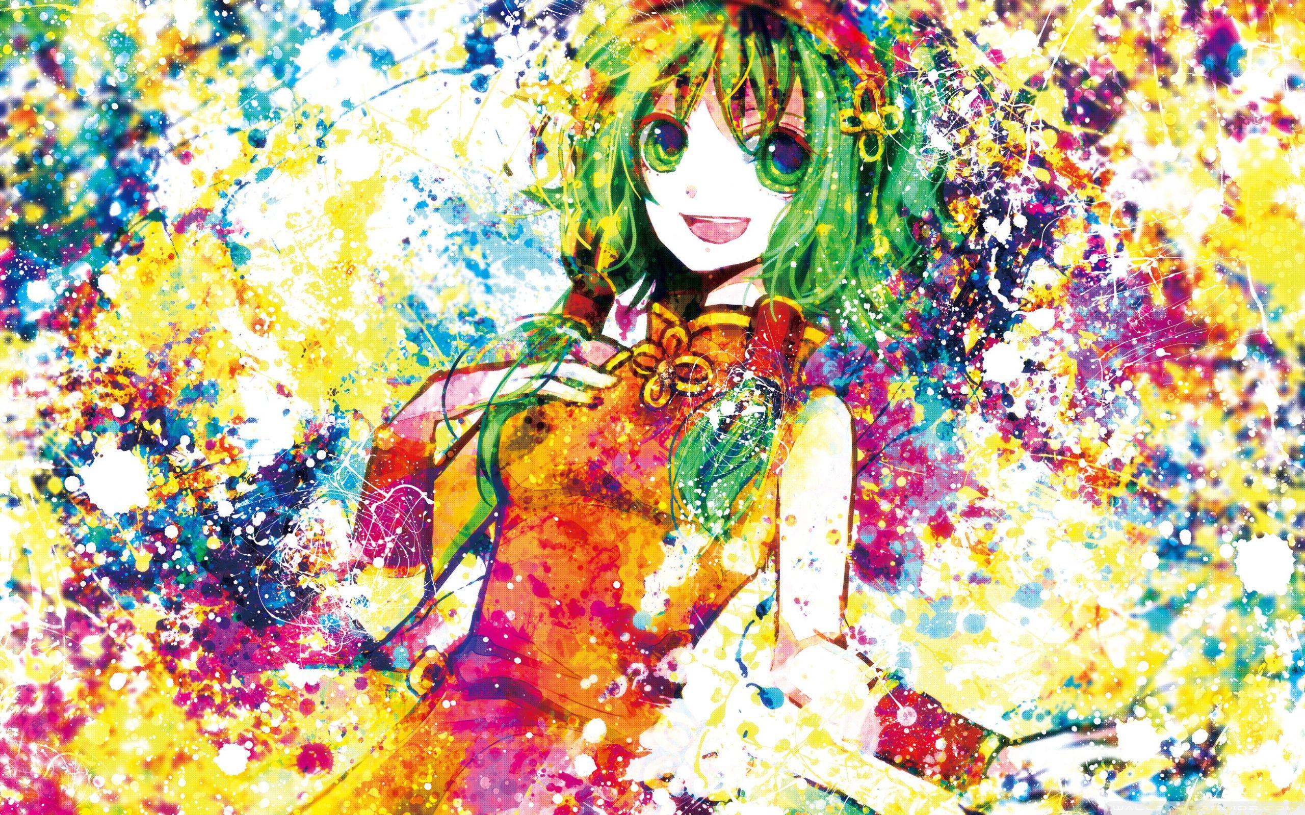 Cute colorful anime girl' Poster by artH | Displate