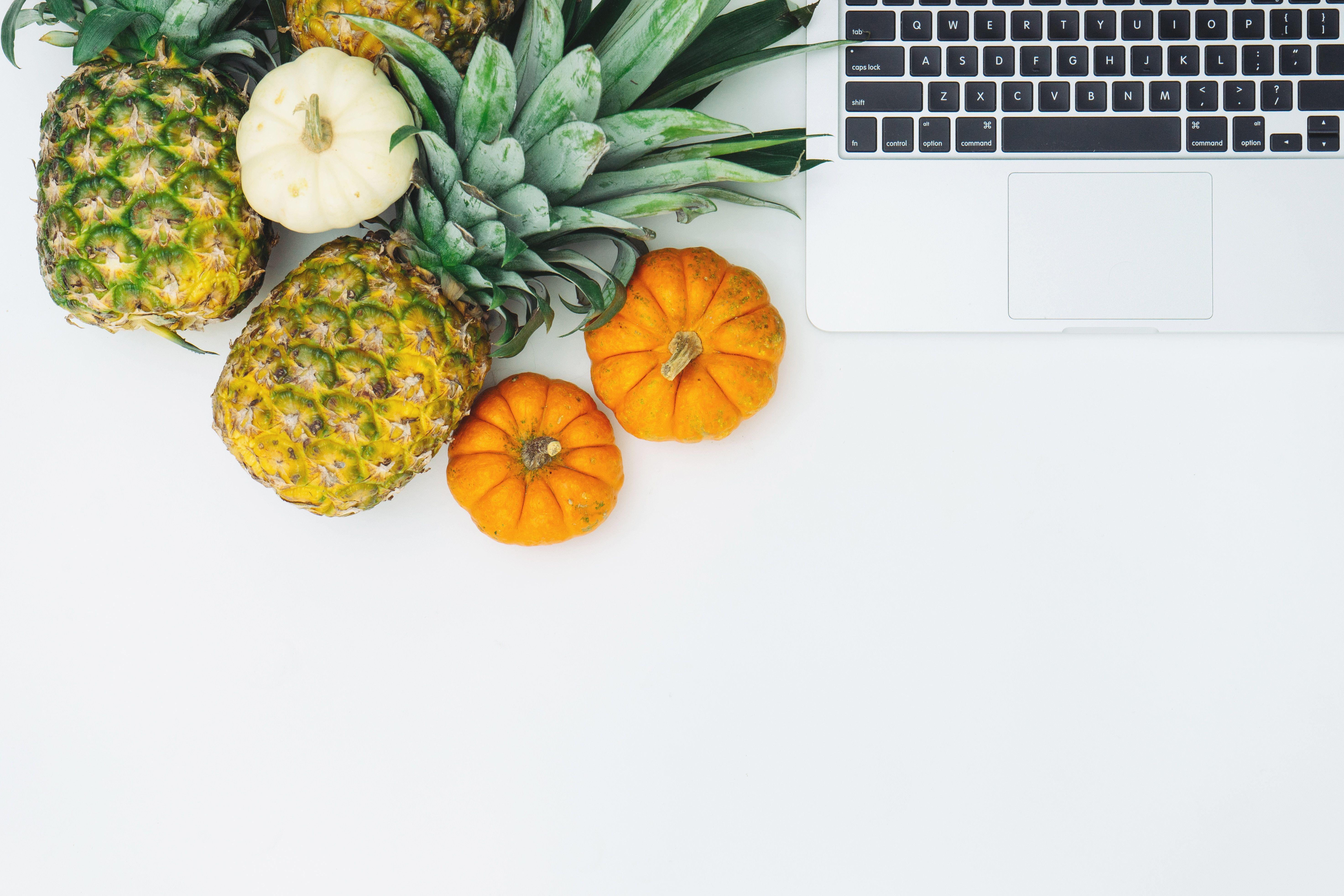 5892x3928 5892x3928 #desktop, #pineapple, #tech, #flatlay