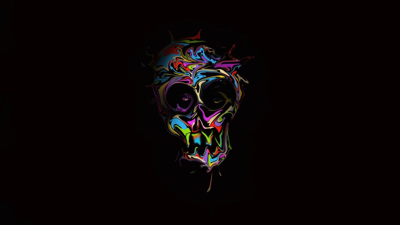 1280x720 Skull 1 4K HD Creative Wallpaper. HD