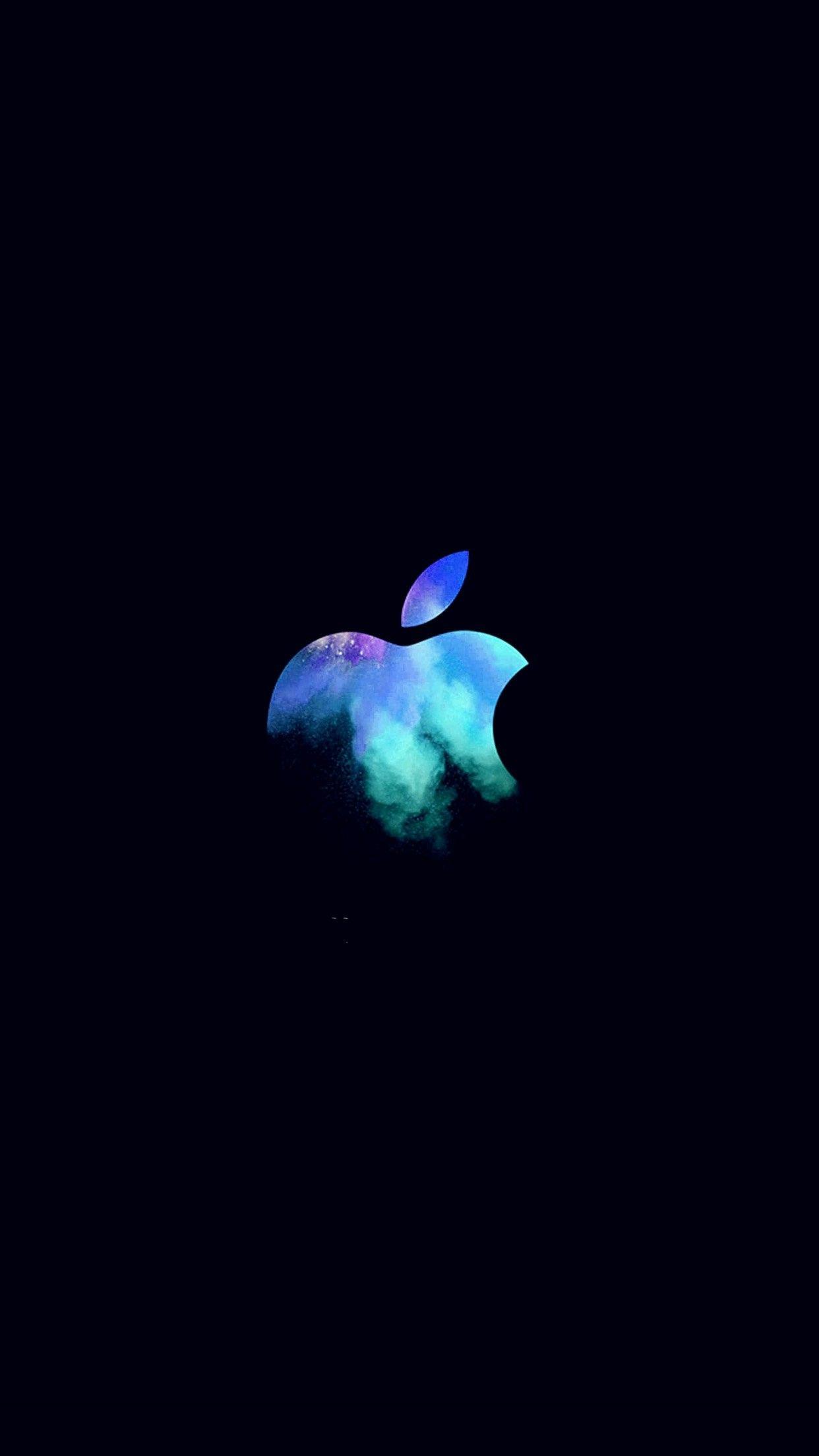 1242x2208 Apple Blue Wallpaper