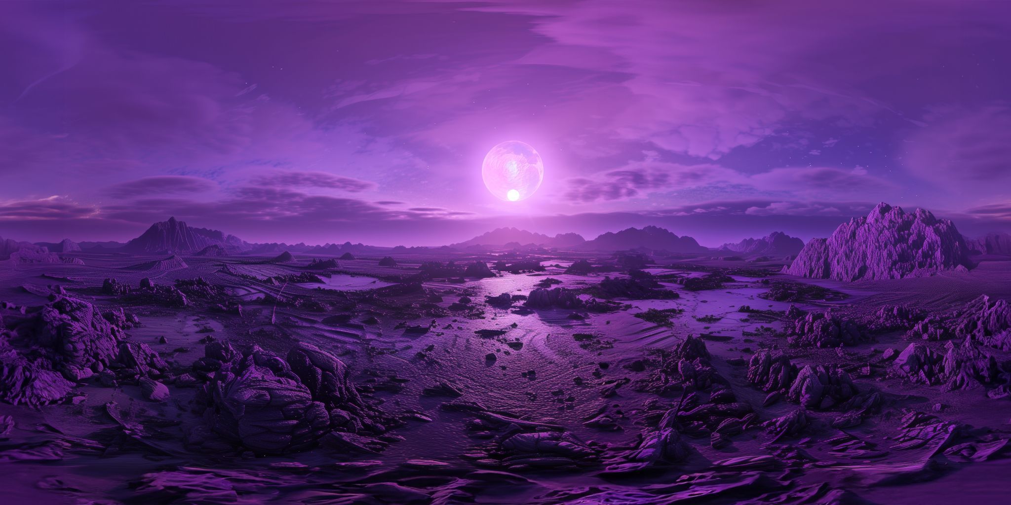 2048x1024 HDRi Celestial Twilight: Enigmatic