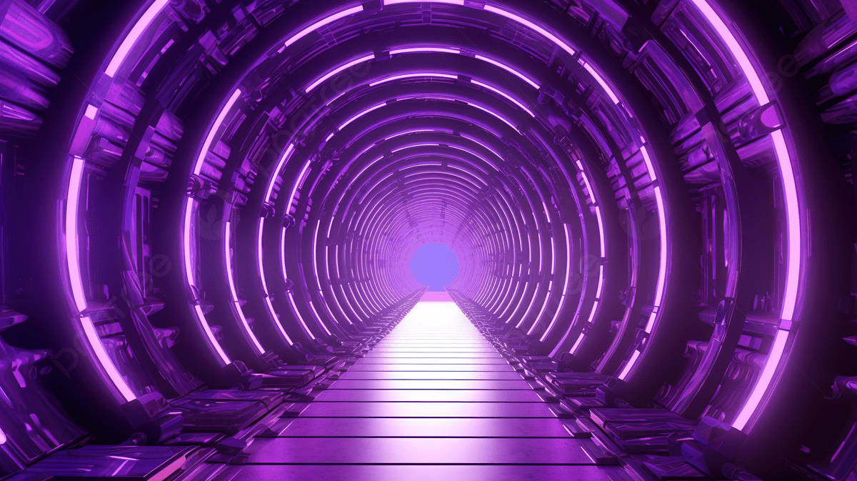 1200x673 Sci Fi Purple Tunnel Illustrated