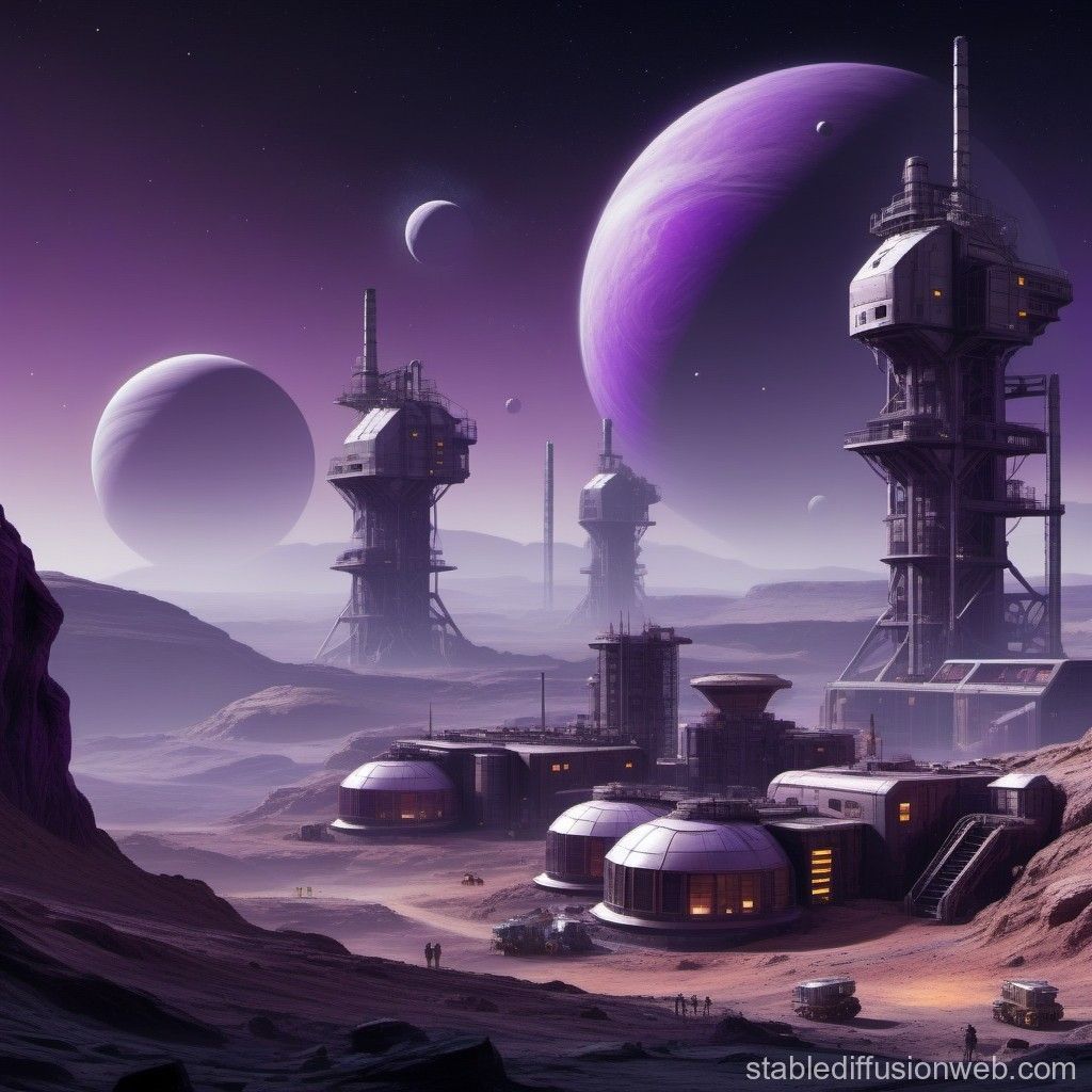 1024x1024 Purple Giant's Rocky Mining Colony