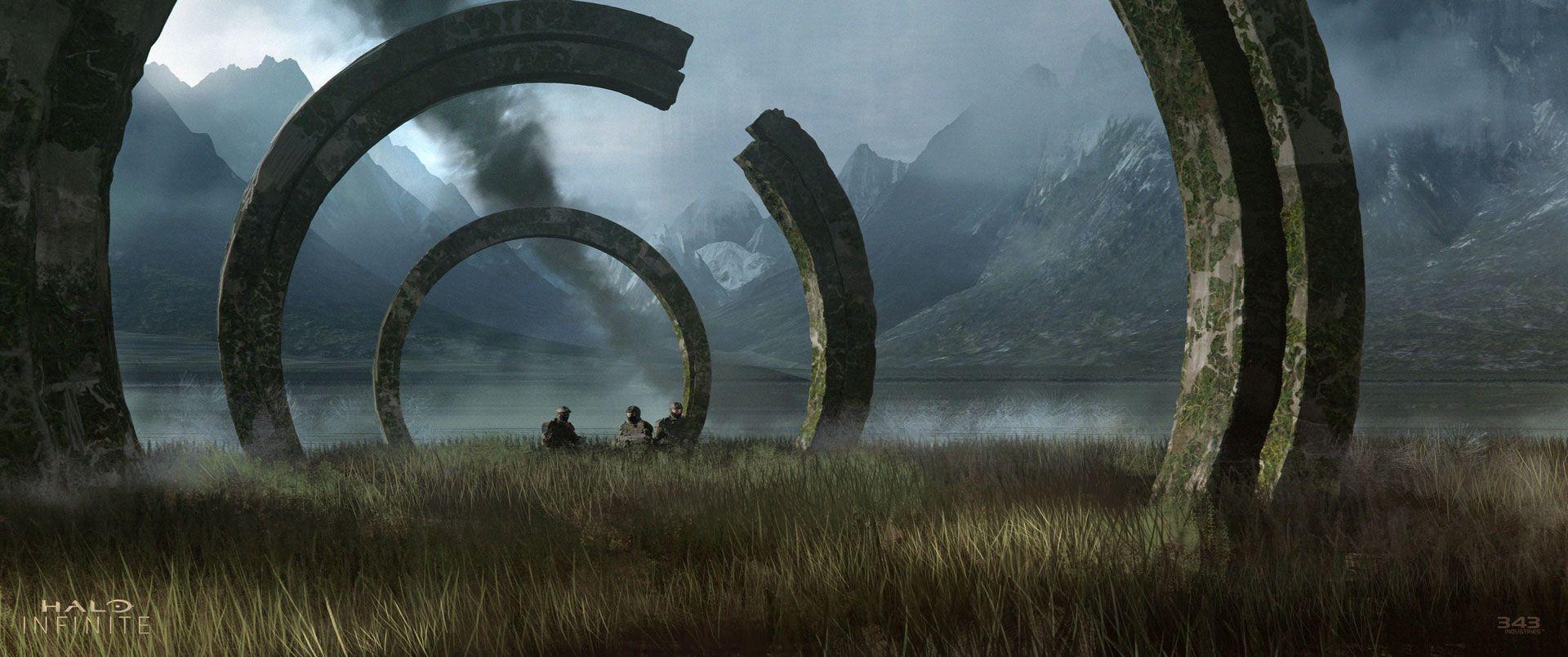 1920x804 Halo Infinite Concept Art, HD Wallpaper & background