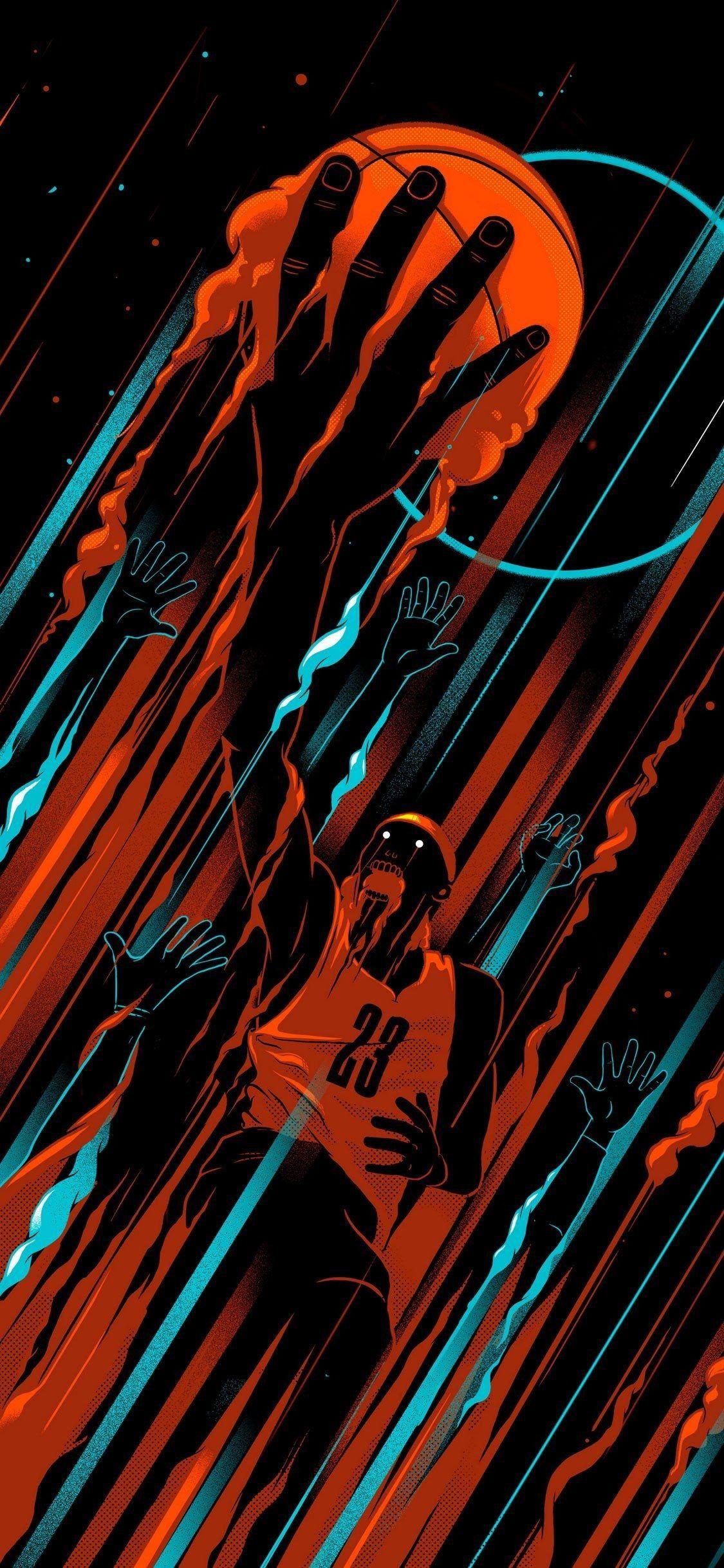 1125x2436 Wallpaper HD iPhone Jordan Elegant Michael Jordan Cartoon