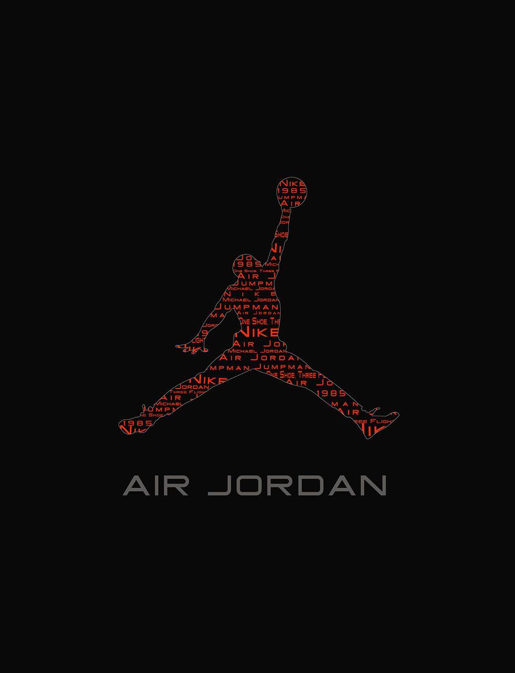 1040x1360 HD Air Jordan Logo Wallpaper For Free Download