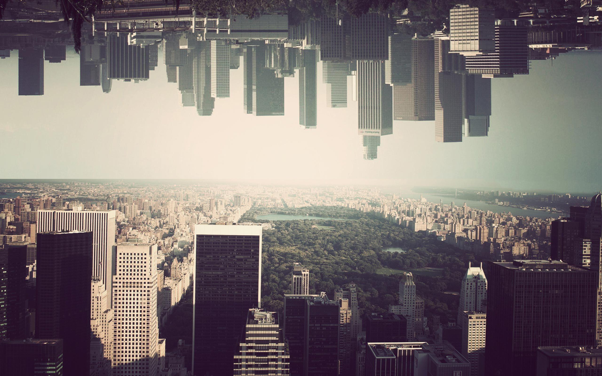 2560x1600 Upside Down Movie Quotes: Upside Down City. A Doll House