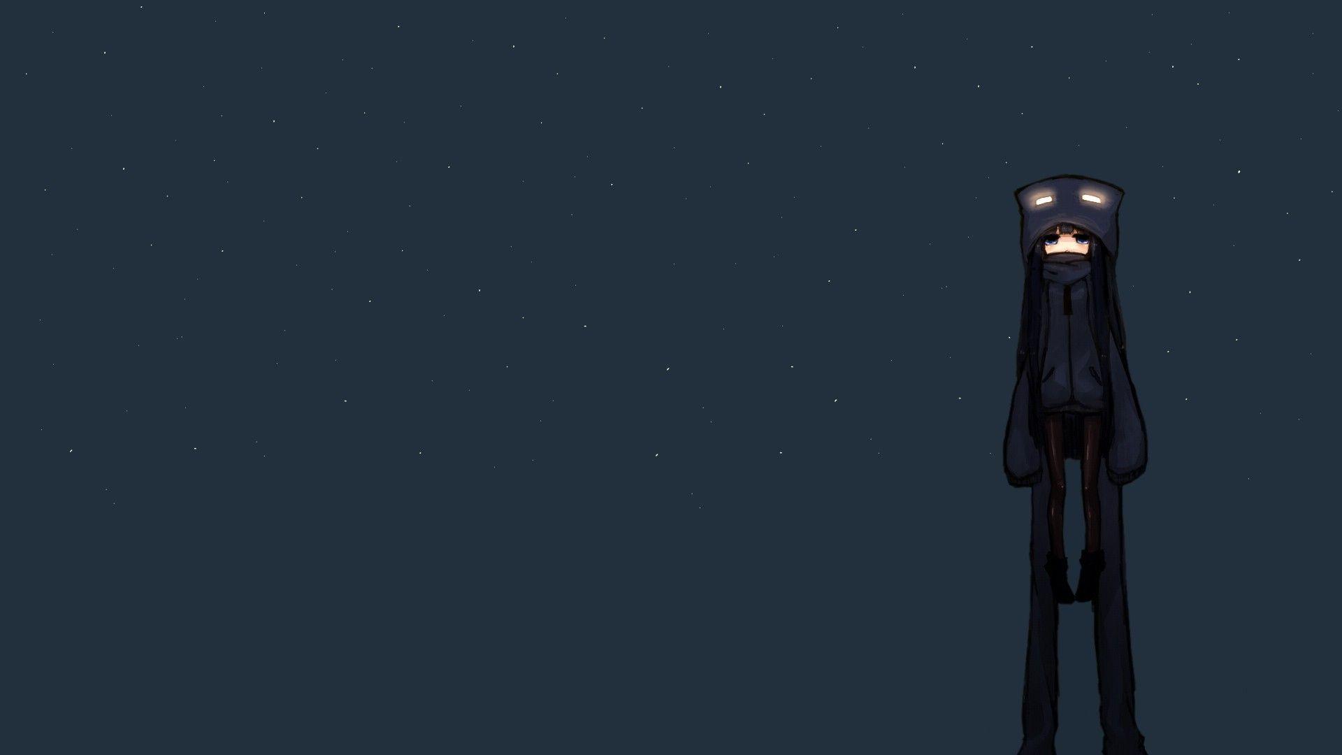 1920x1080 Anime Girl In Stars Crying 1920x1080