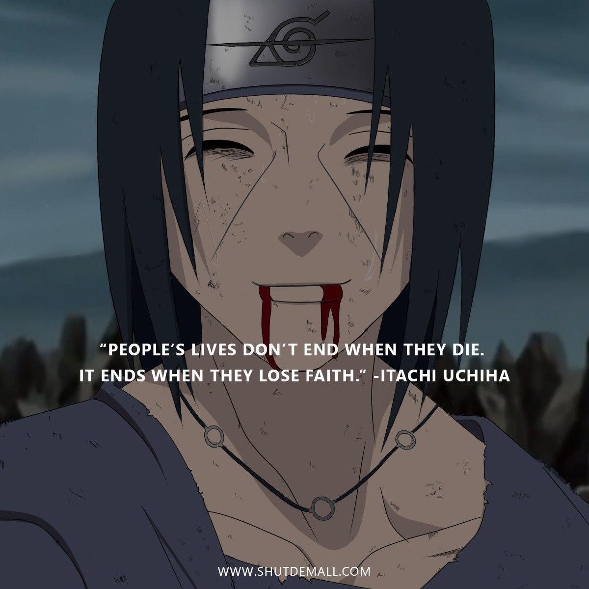 1200x1200 Trích dẫn 7 Anime hàng đầu.  QUOTES / THƠ.  Naruto trích dẫn, Itachi