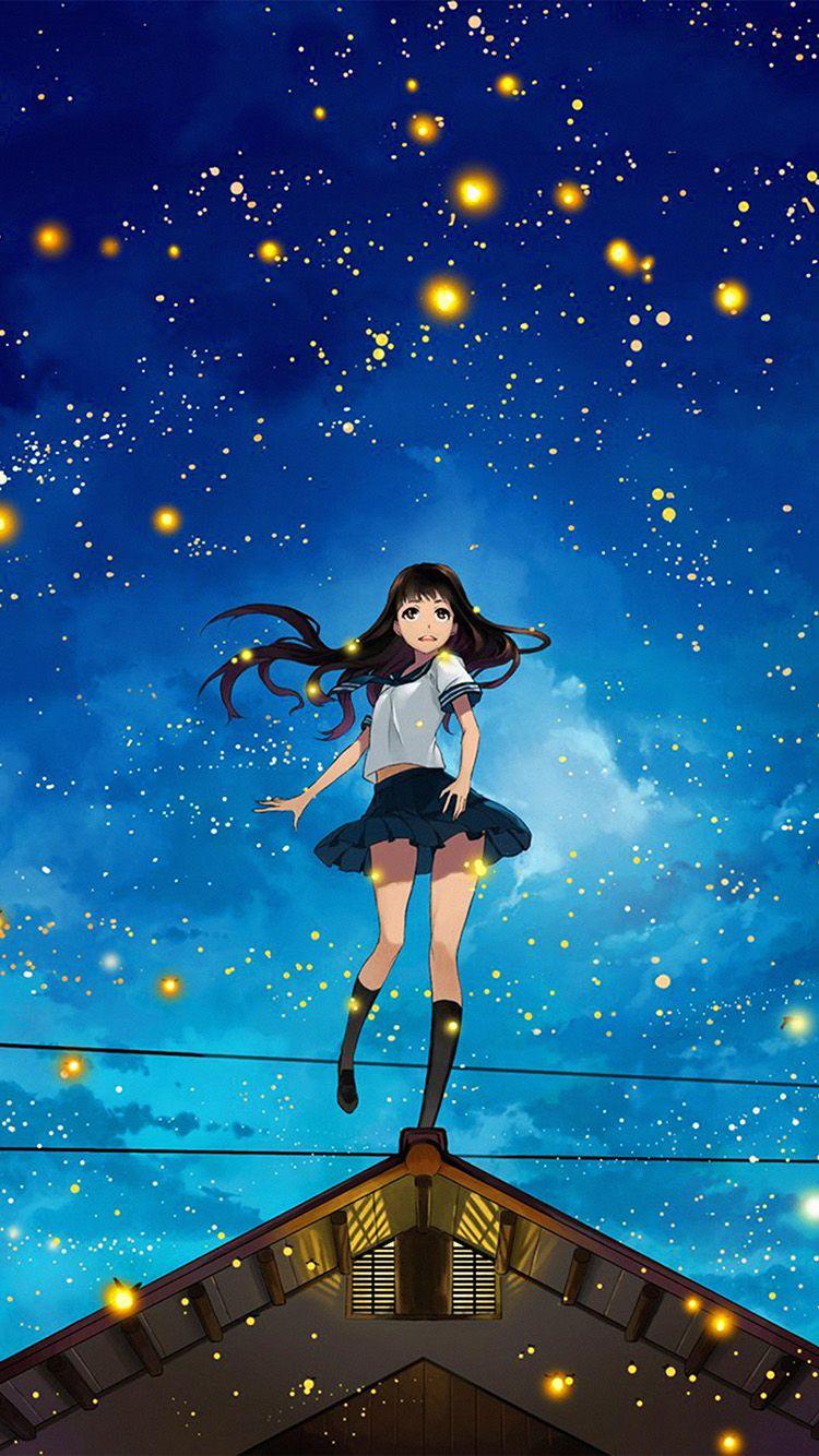 750x1334 iPhone7 wallpaper. girl anime star