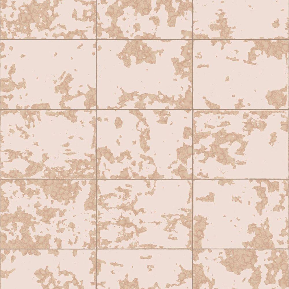 1000x1000 Details about METALLIC TILE WALLPAPER BLUSH / ROSE GOLD