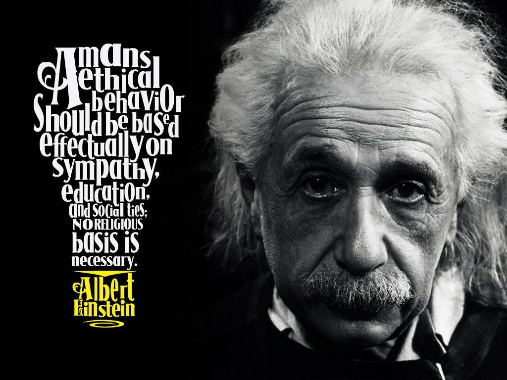 1024x768 Free download Albert Einstein Quotes Wallpaper Desk