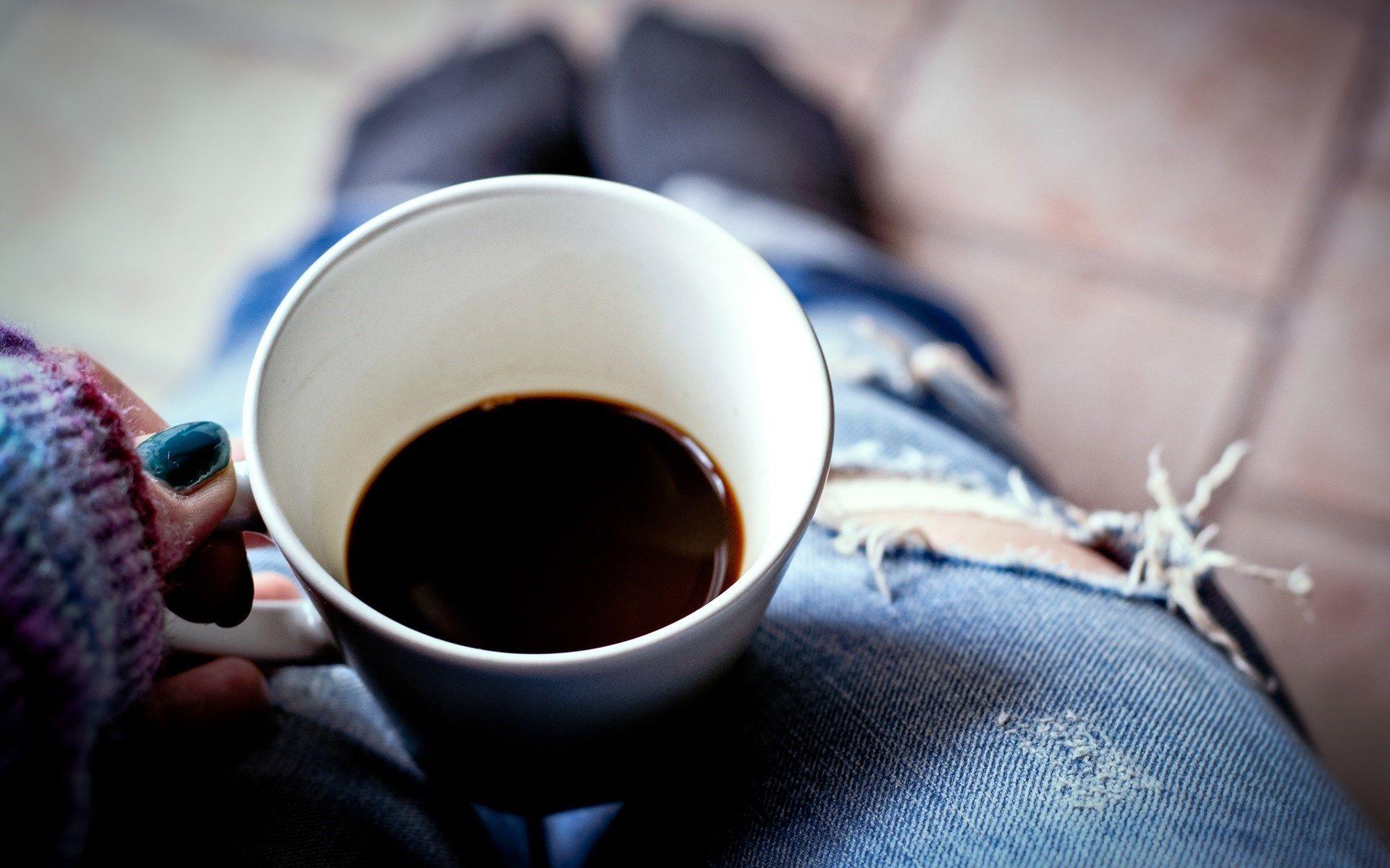 1920x1200 Mug Coffee Girl Mood