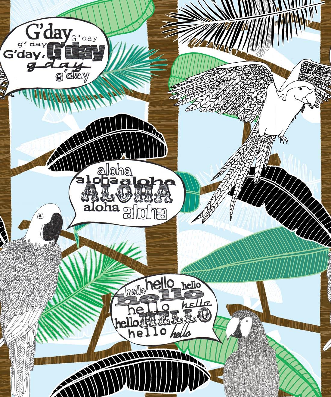 1100x1318 Aloha Wallpaper, Re Create That Relaxed Holiday Feeling