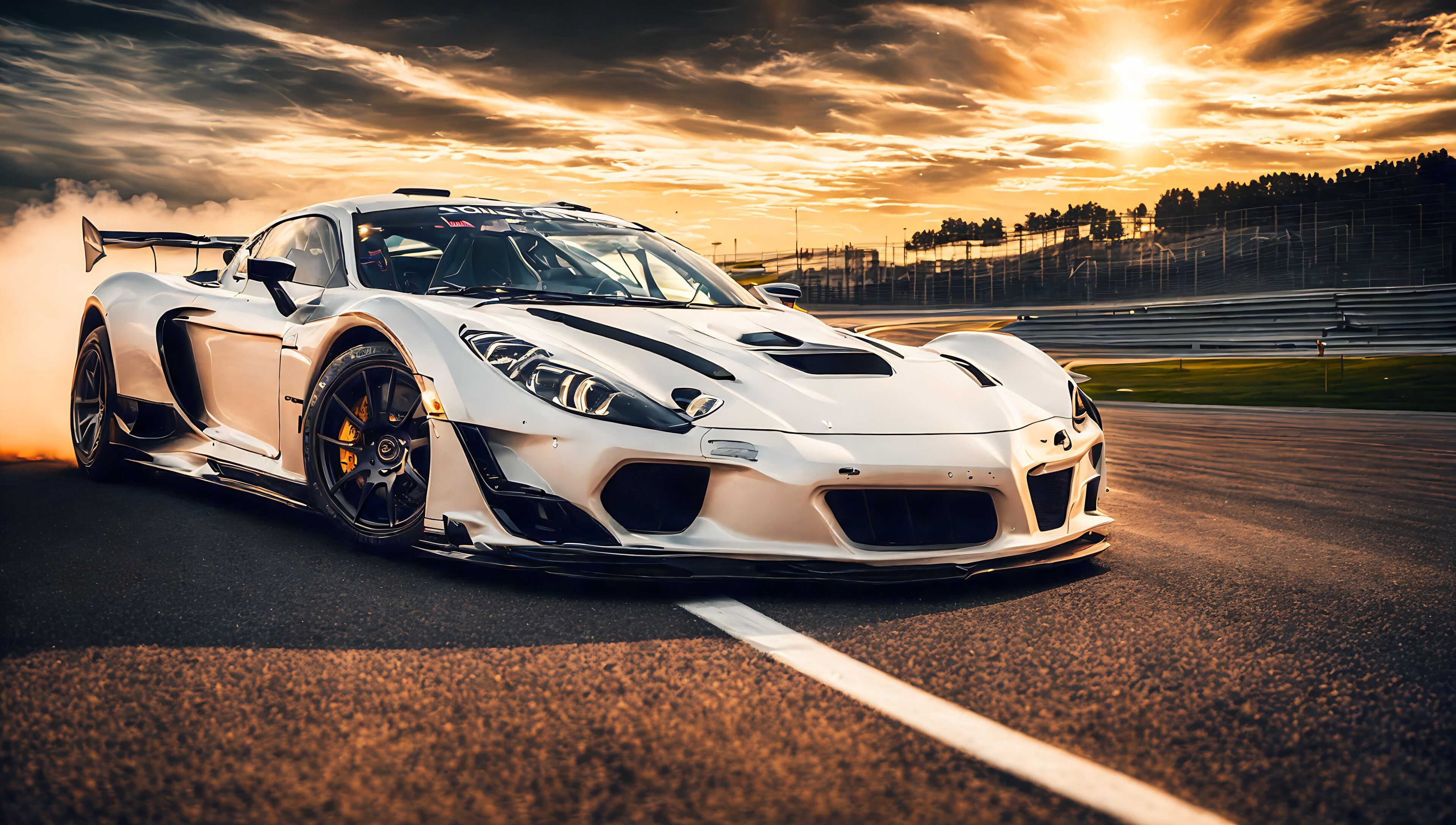 3840x2176 4K Wallpaper: Sports cars on track : r
