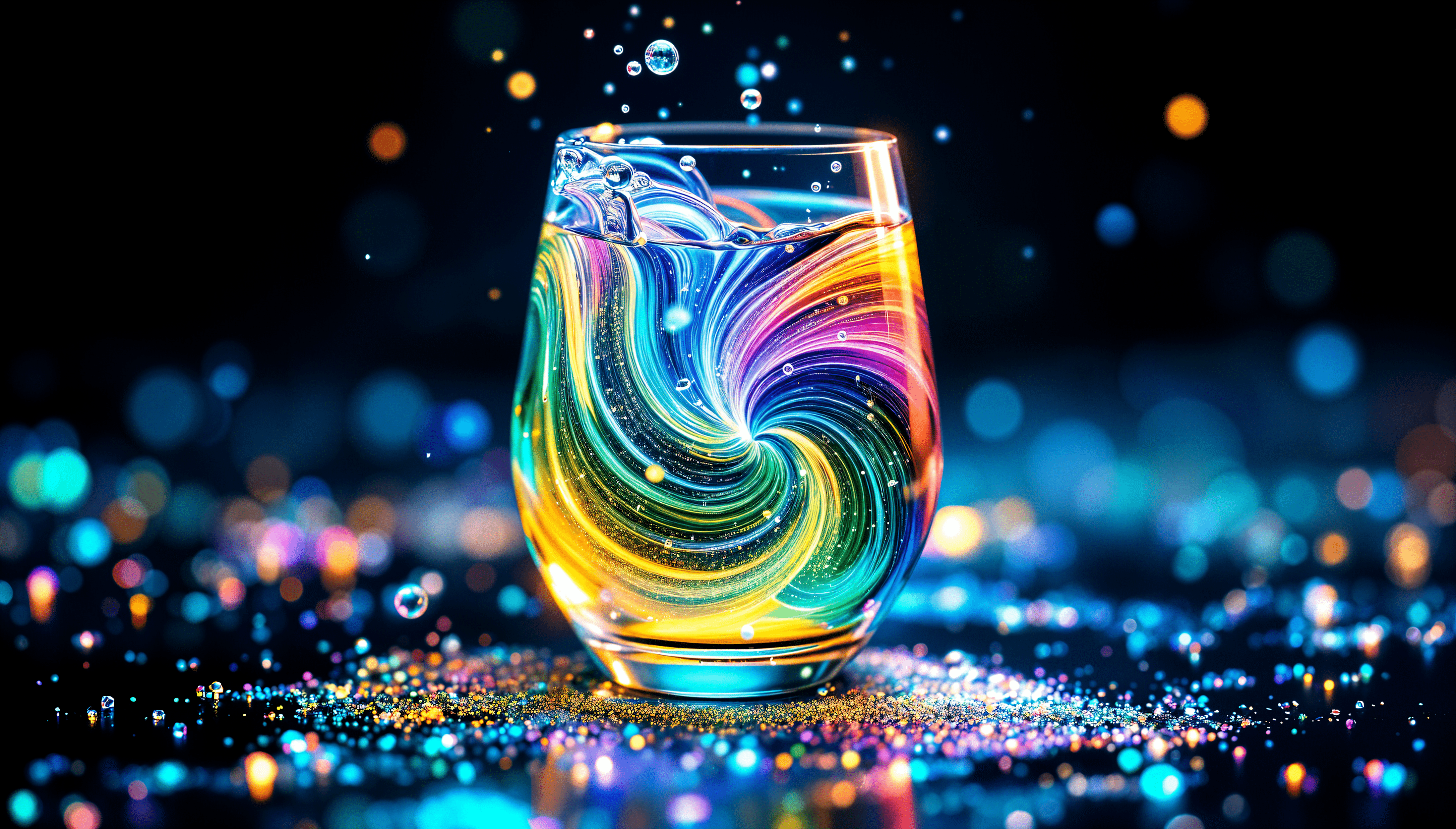 4344x2472 Vibrant Cider Splash Ultra HD