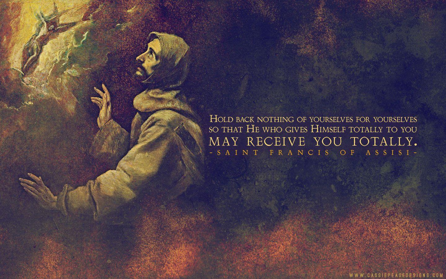 1440x900 Saint Francis Desktop Wallpaper. Cassie Pease Designs