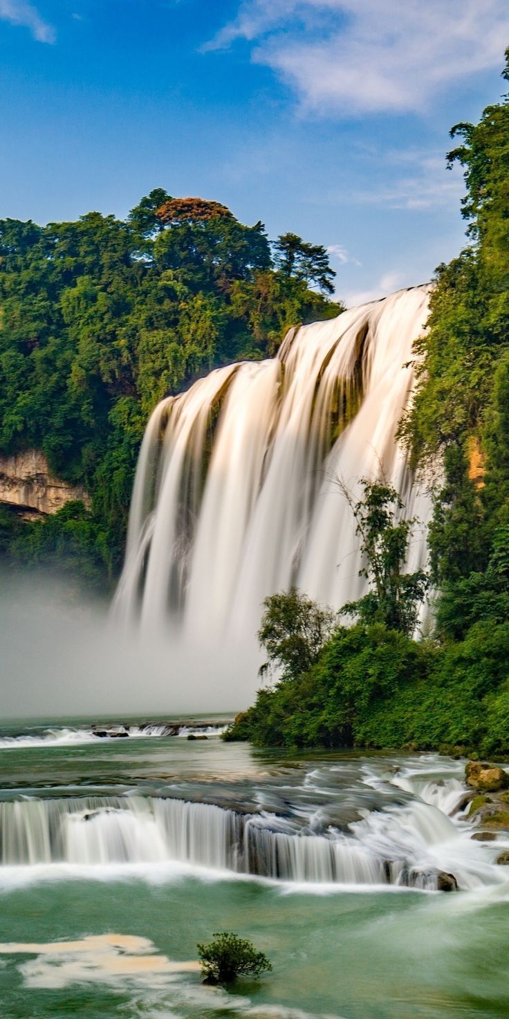 736x1472 Stream, water current, river, waterfall, 1080x2160 wallpaper