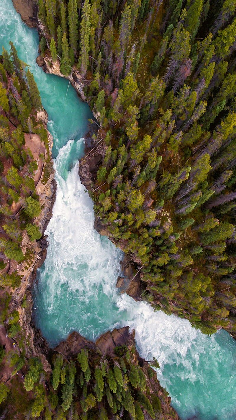 800x1422 HD flowing river wallpaper