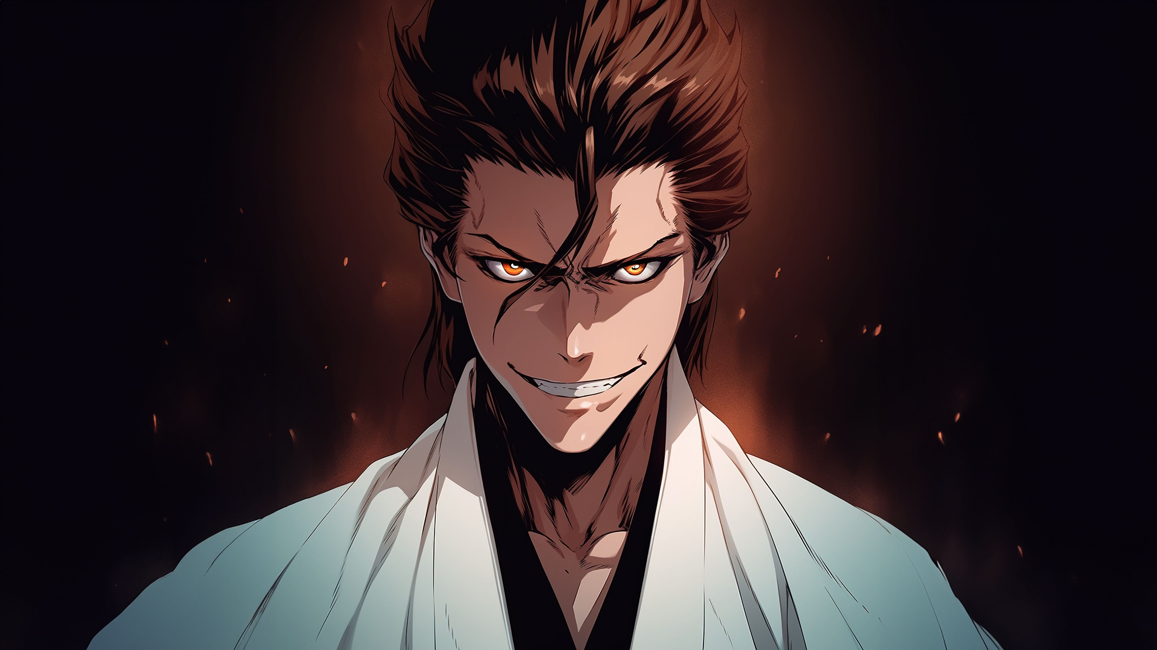4480x2520 Sosuke Aizen Wallpaper 4K, Soul Reaper