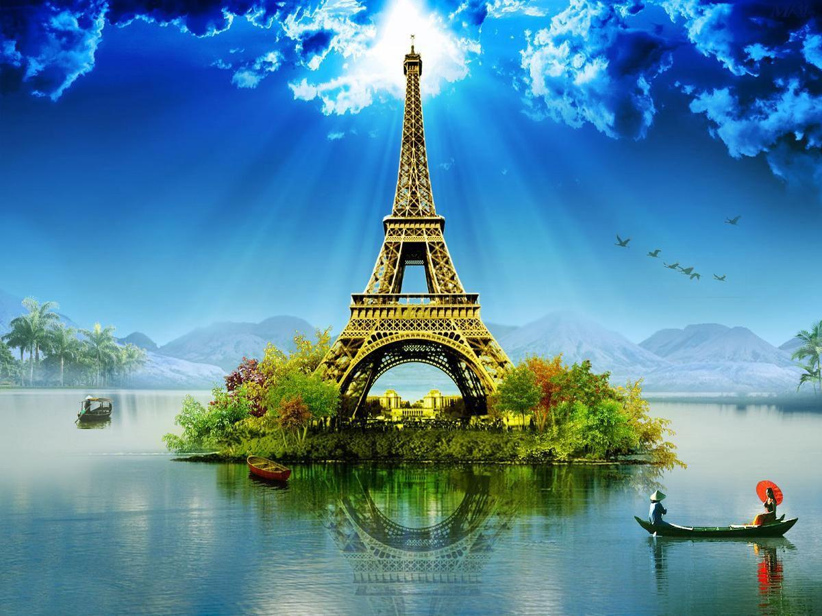 1200x900 3D Scenery Wallpaper