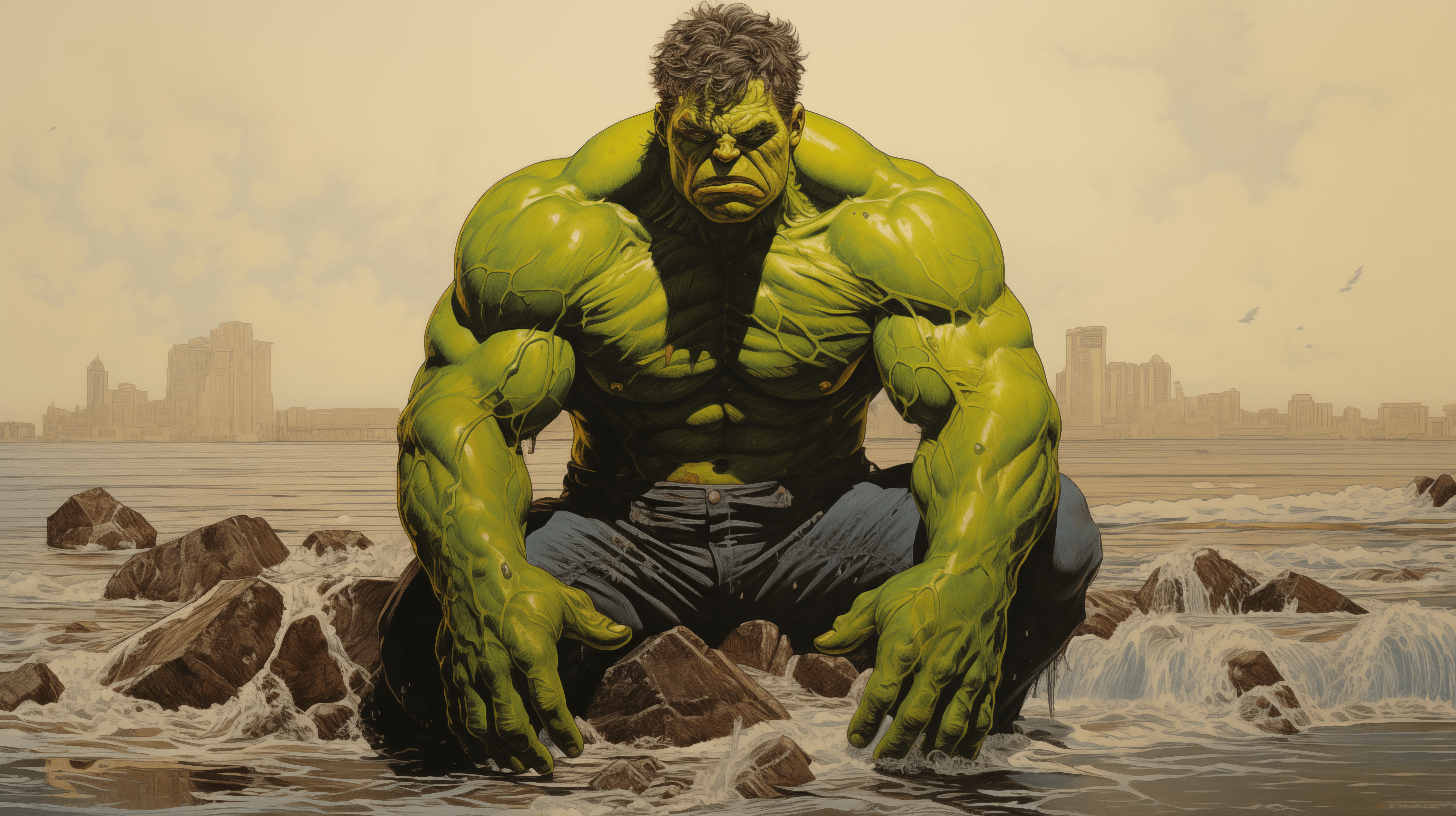 5824x3264 Epic Hulk HD Wallpaper: Smash Through