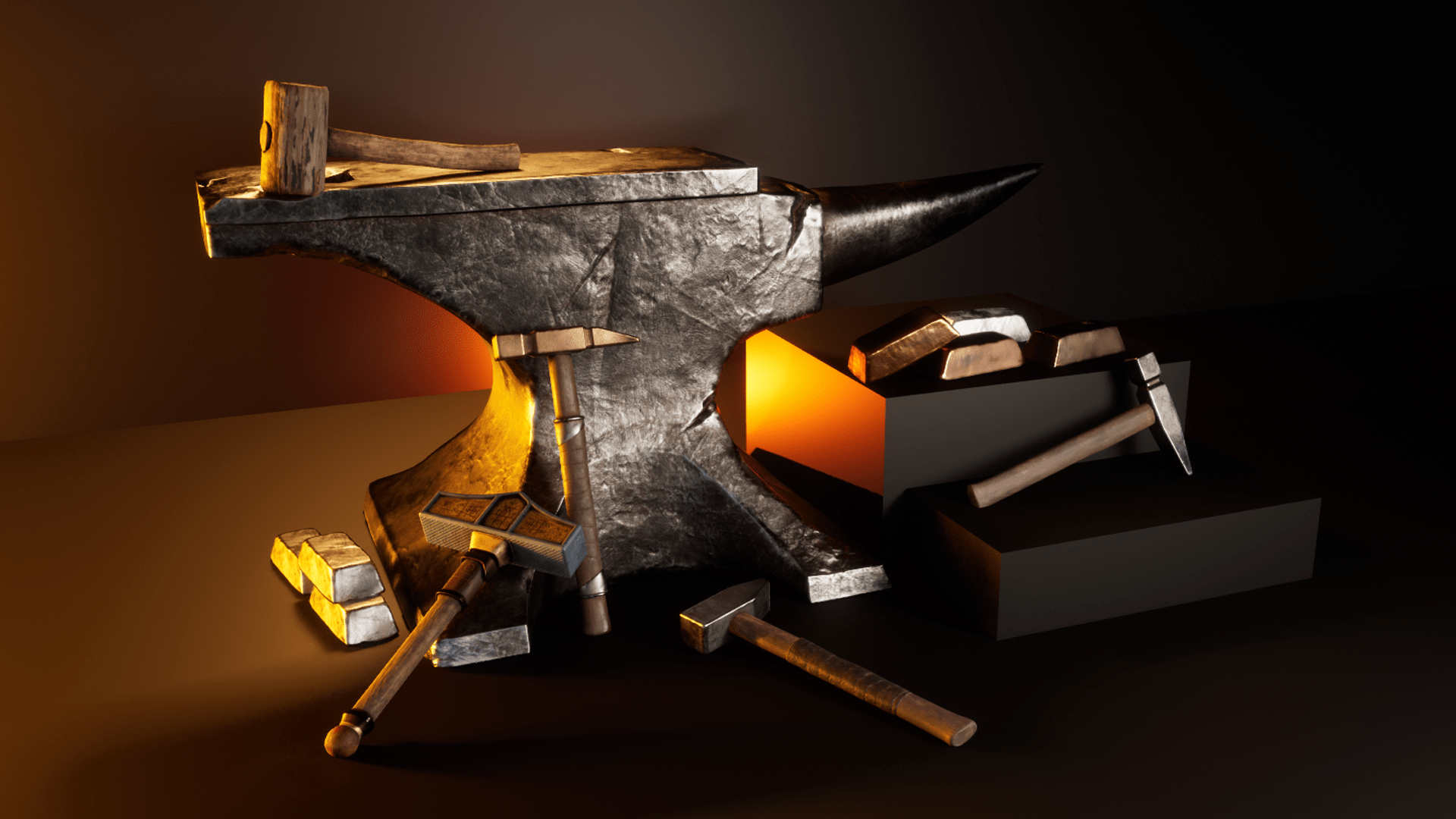 1920x1080 Blacksmith Tool Tiers and Ingots