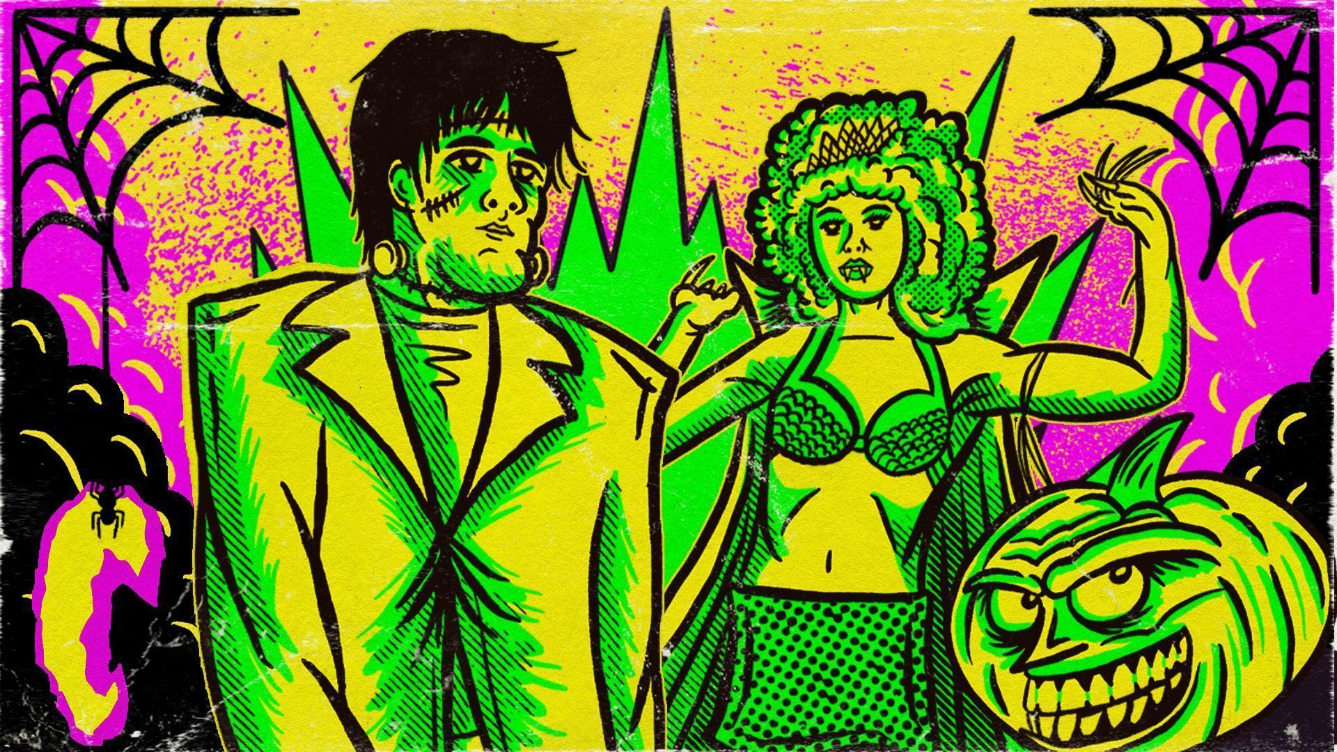 1920x1080 The Cramps are the Ultimate Halloween Band