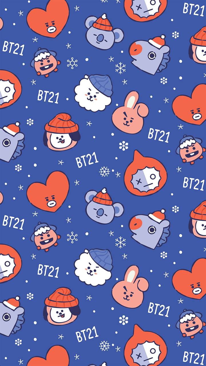 720x1280 BTS Christmas Wallpaper