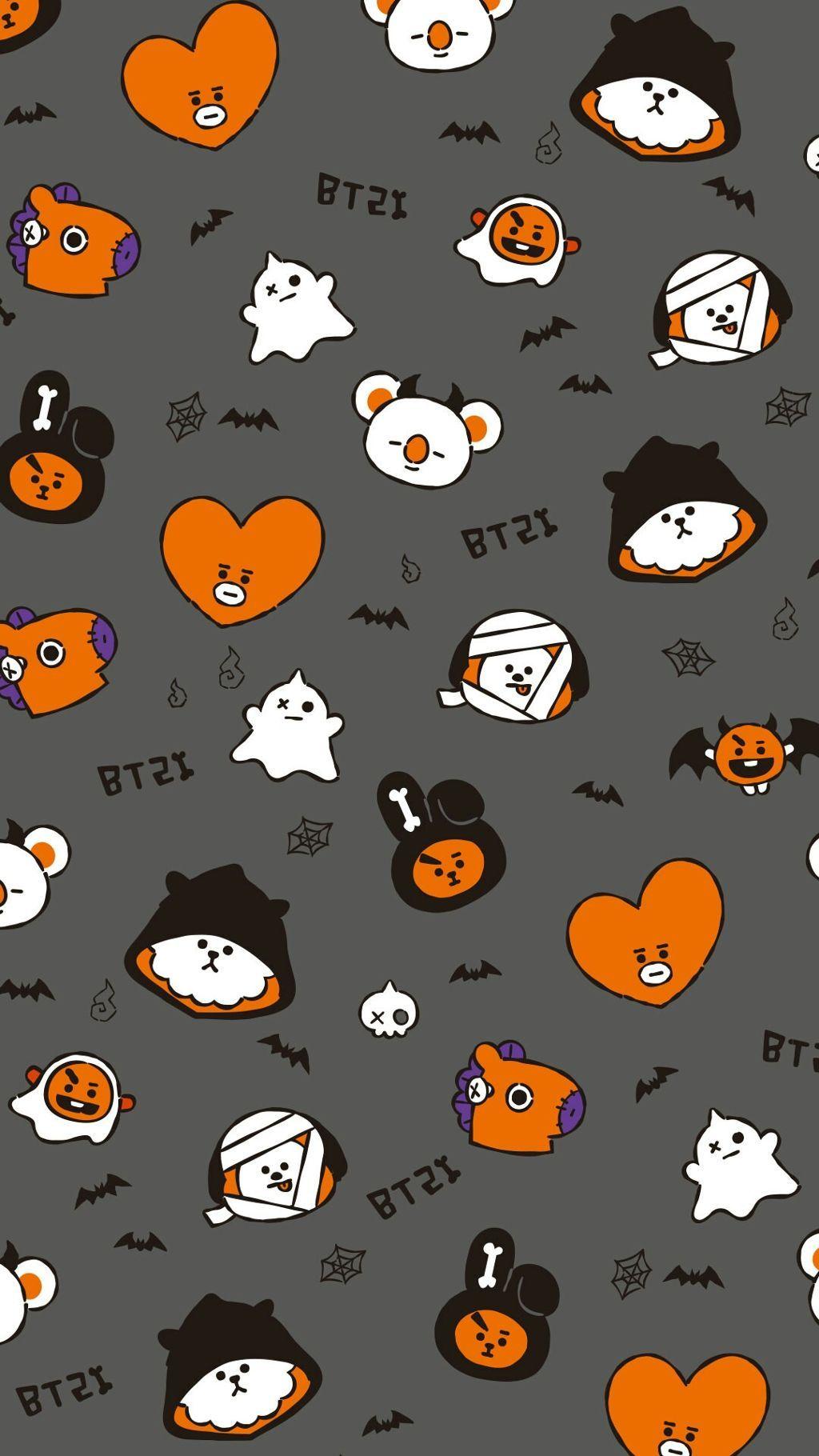 1024x1820 Spooky Halloween! Tags: Halloween Bt21 Tata Chimm