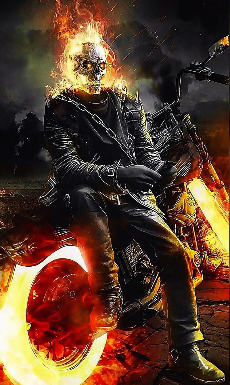 800x1337 HD ghost rider wallpaper