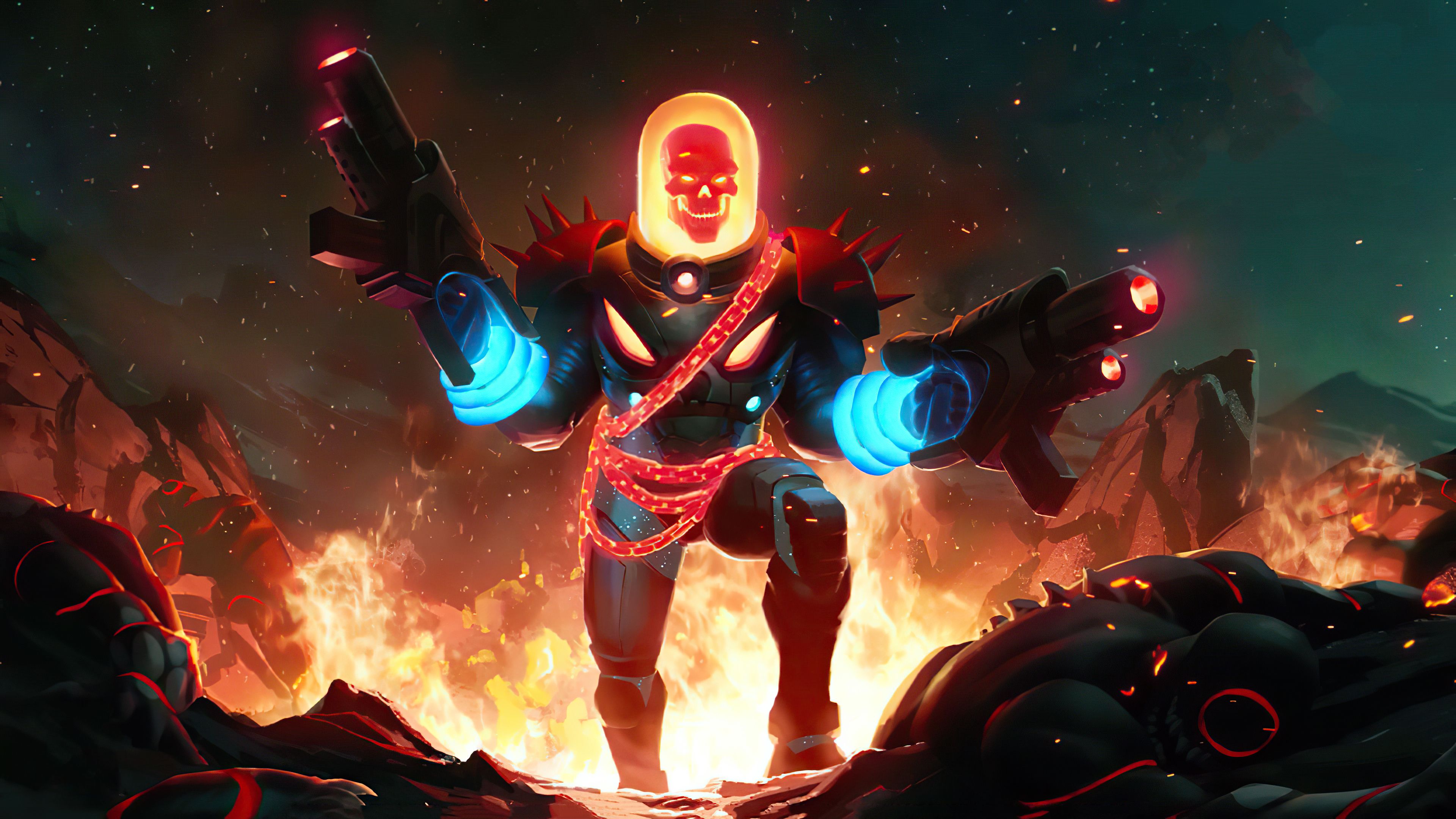 3840x2160 Ghost Rider MARVEL CoC 4K Wallpaper, HD
