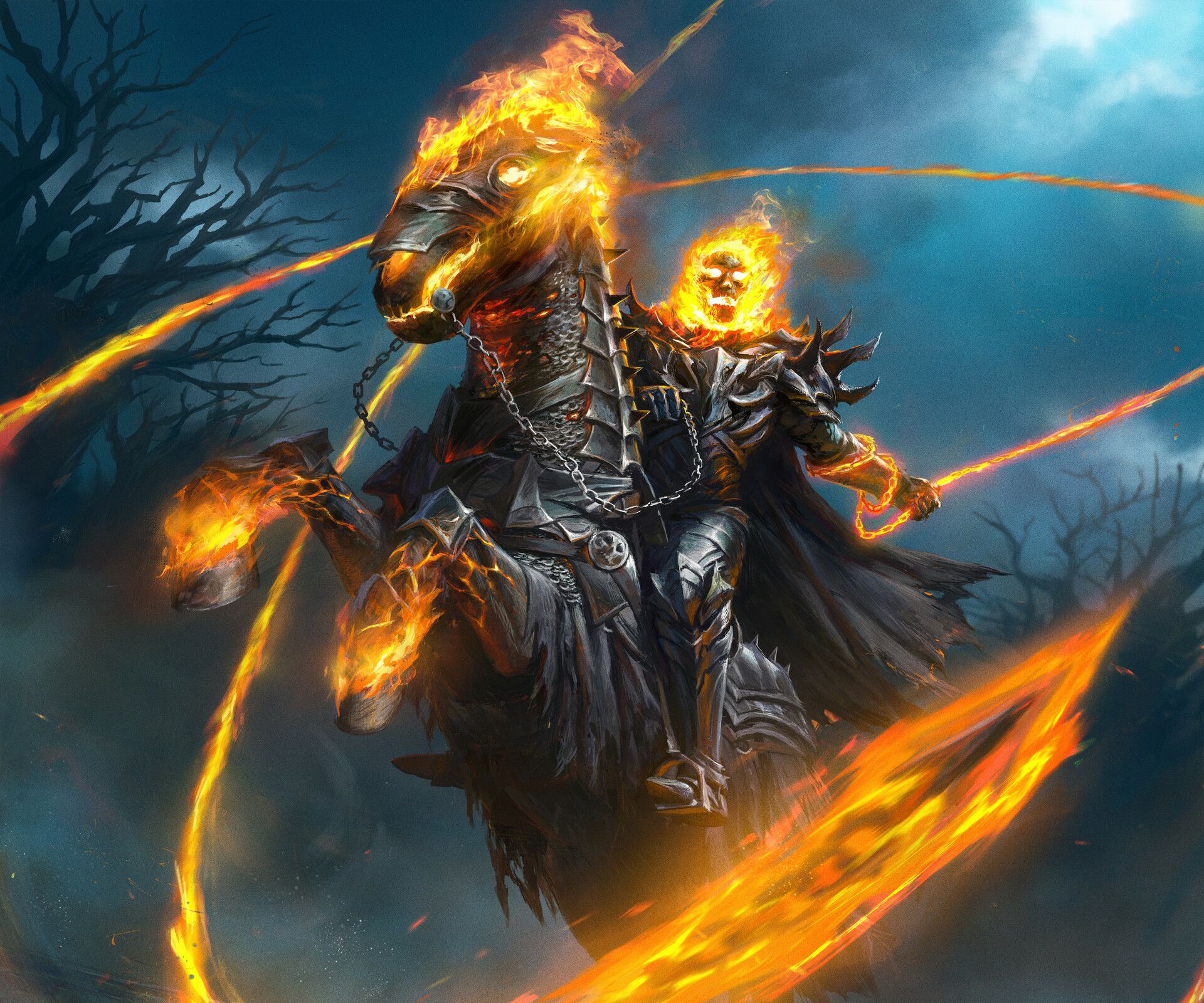 1920x1600 Marvel Snap HD Ghost Rider Wallpaper