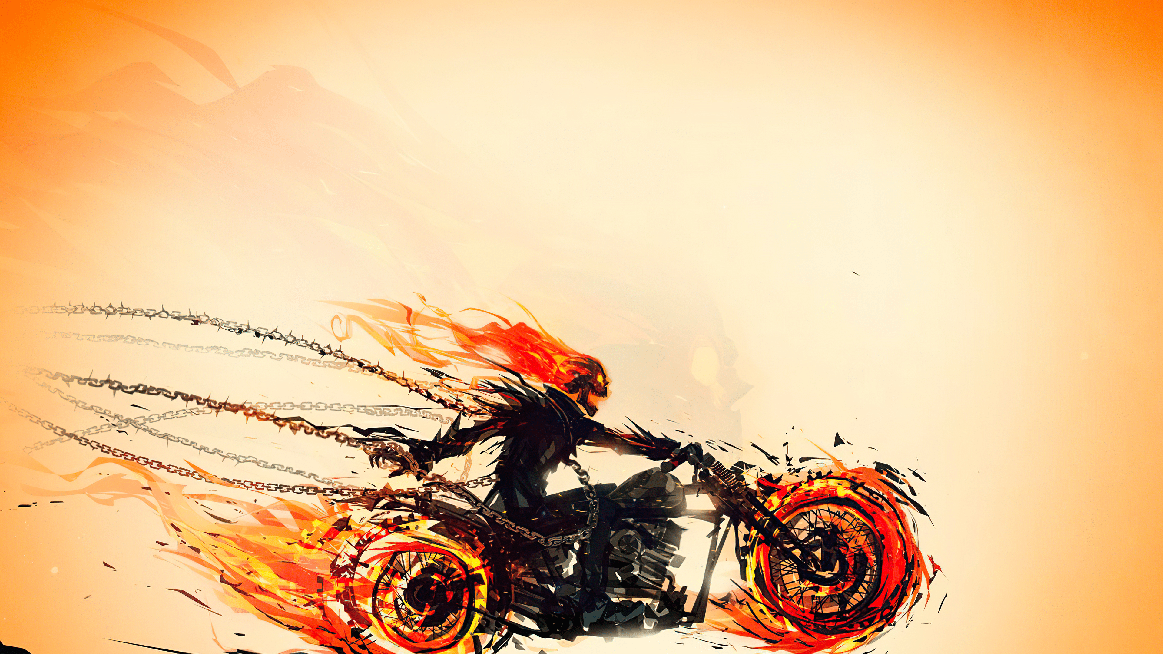 3840x2160 x 2160) Ghost rider