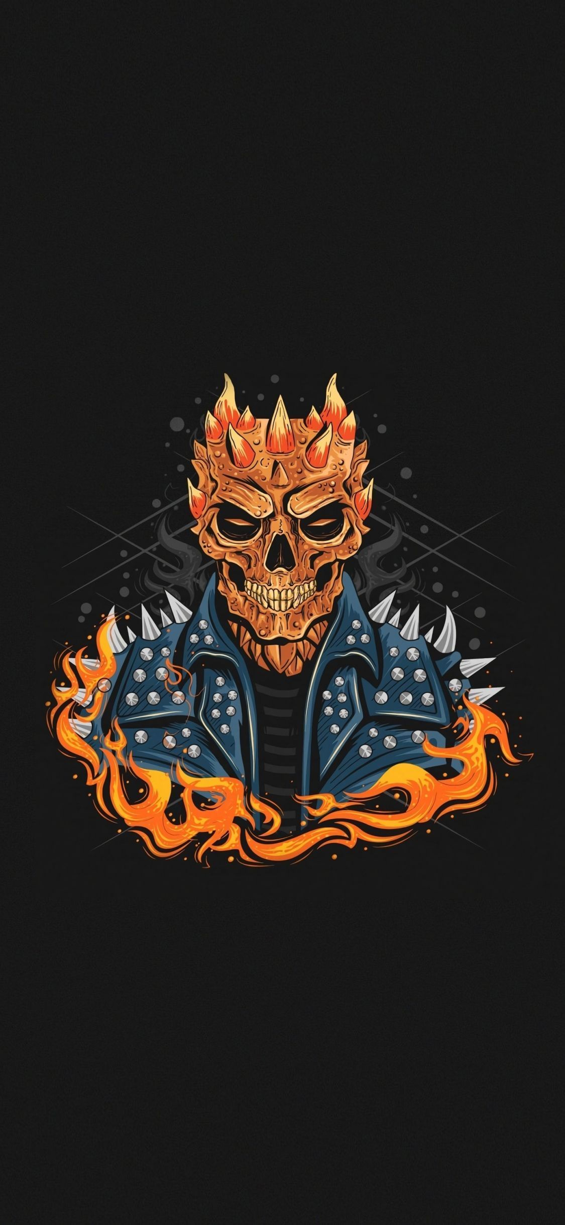 1125x2436 wallpaper 1125x2436 ghost rider