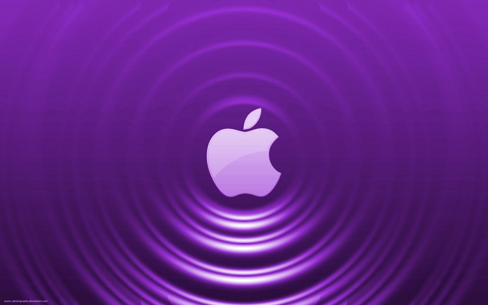 1920x1200 Purple Apple Wallpaper