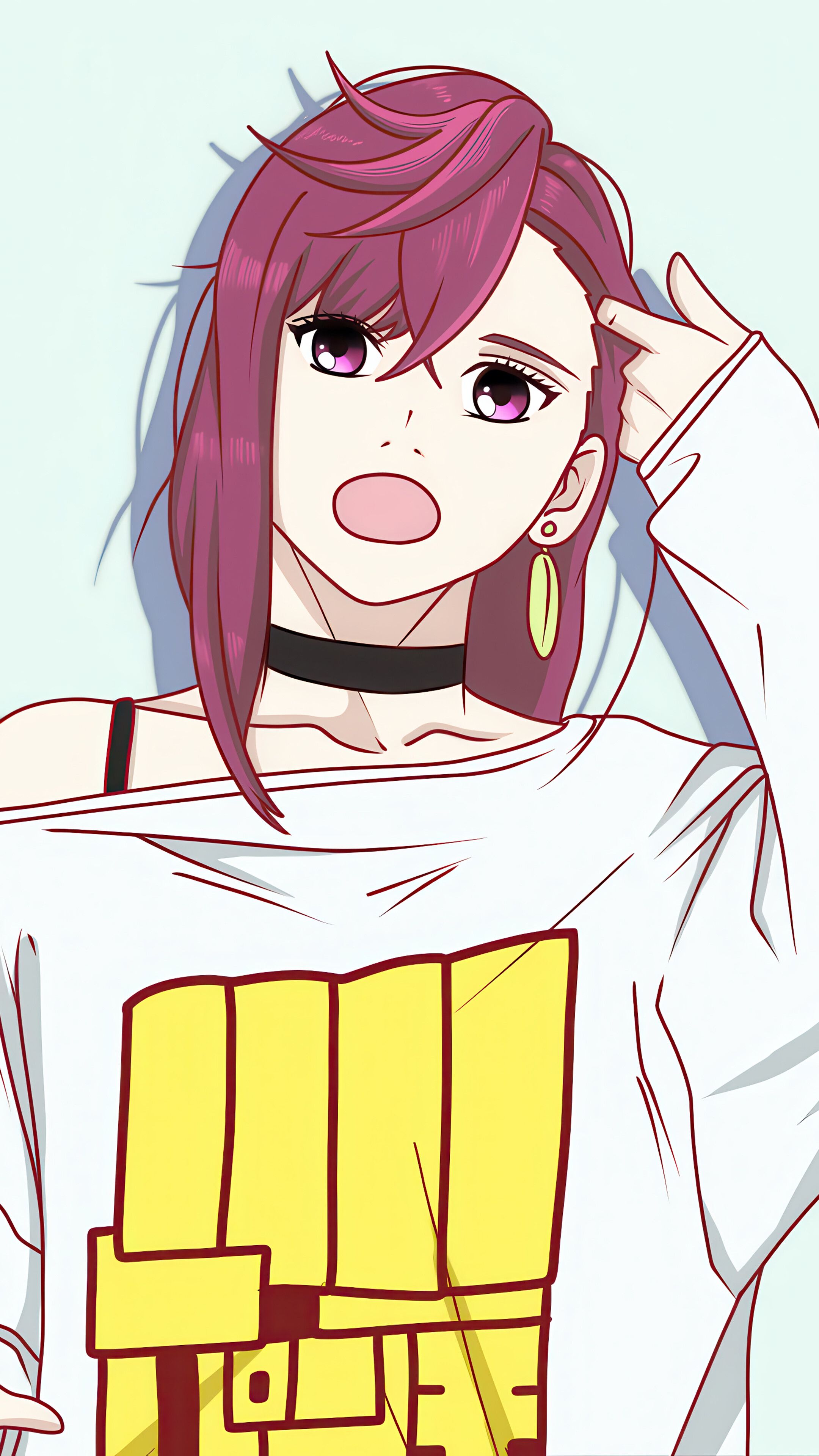 2160x3840 Momo Dandadan Anime 4K Wallpaper iPhone