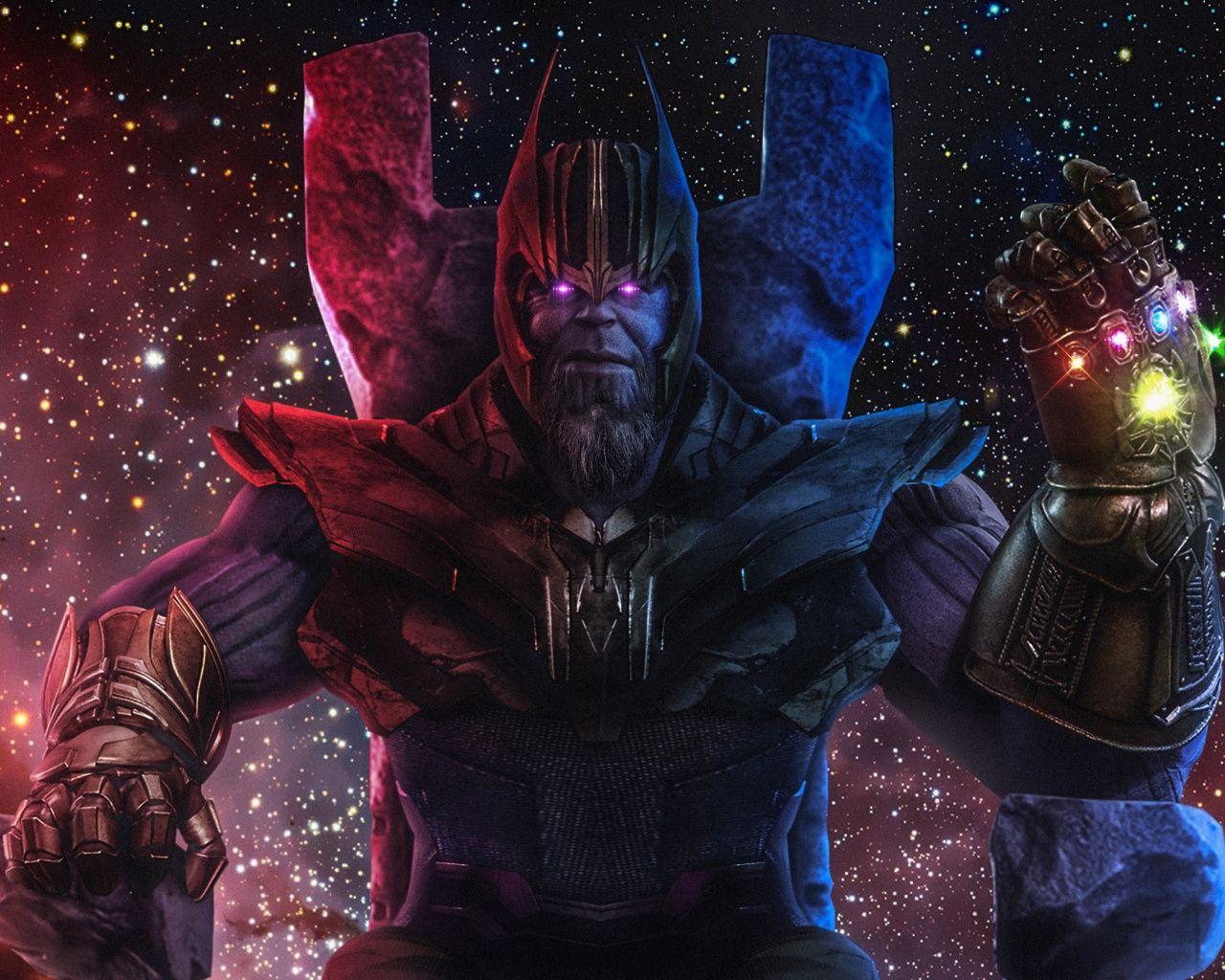 1280x1024 Download 1280x1024 wallpaper thanos, infinity gauntlet